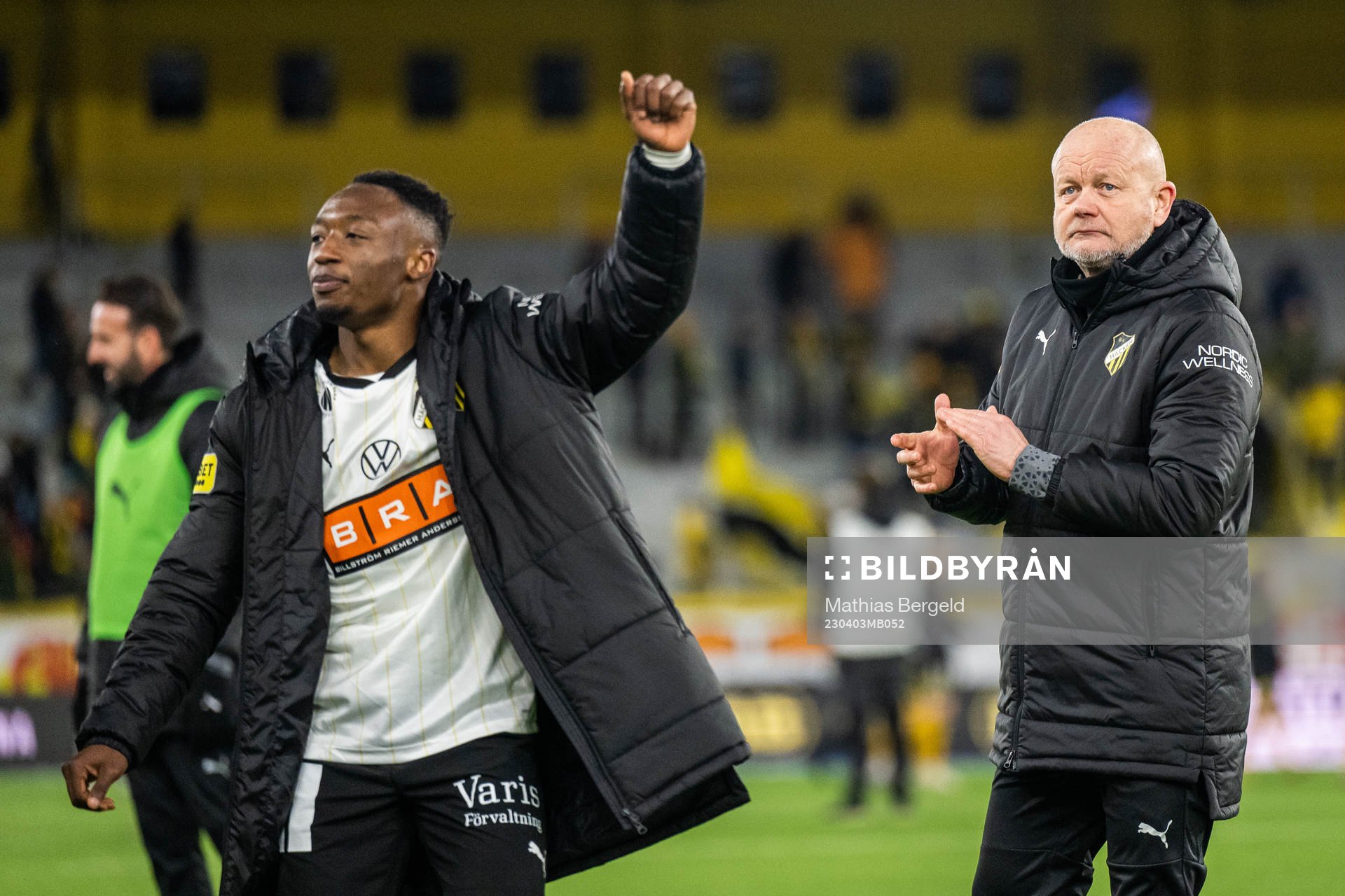 Häckens Benie Adama Traore och tränare Per-Mathias Høgmo