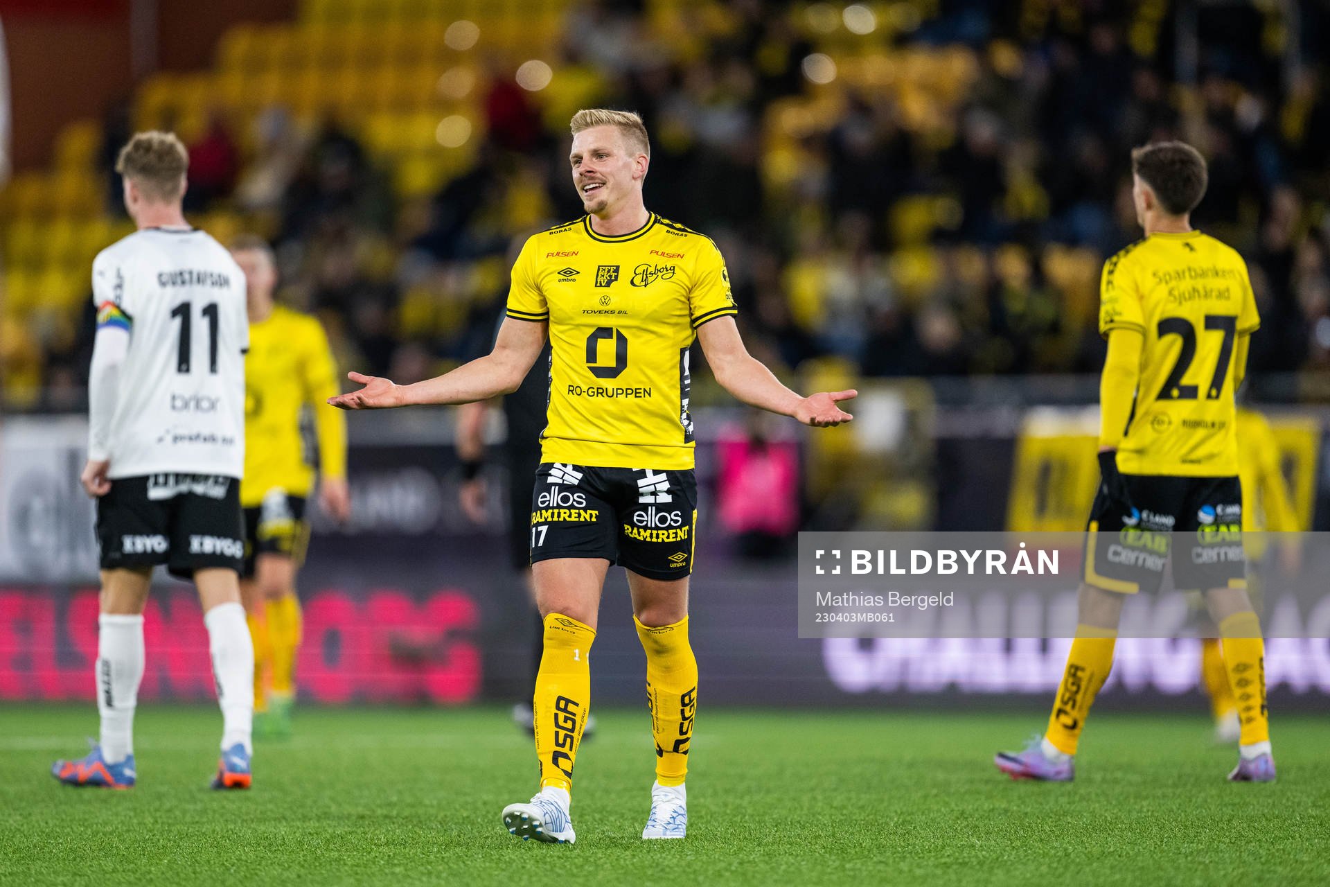 Elfsborgs Per Frick reagerar