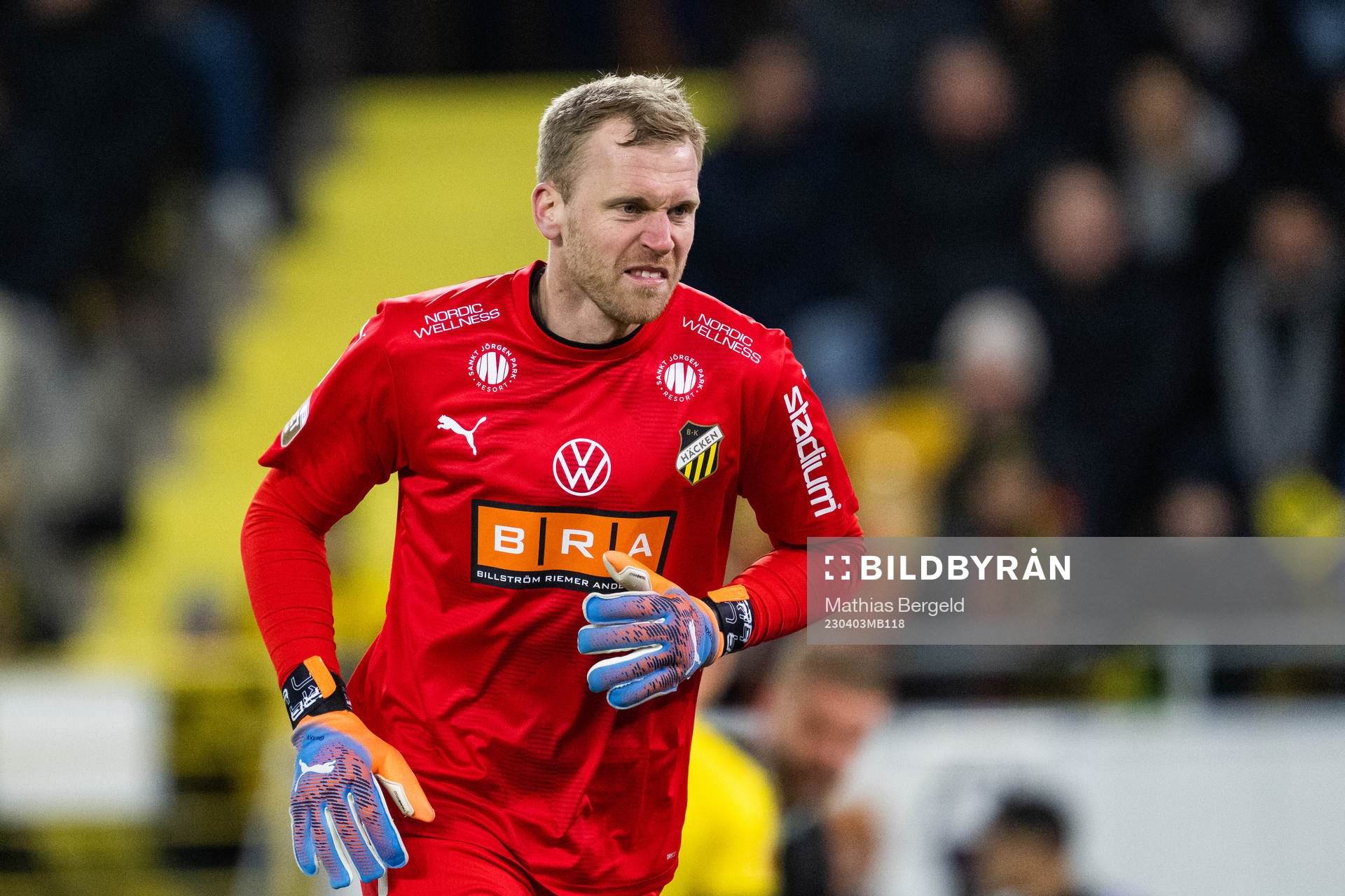 Häckens målvakt Peter Abrahamsson