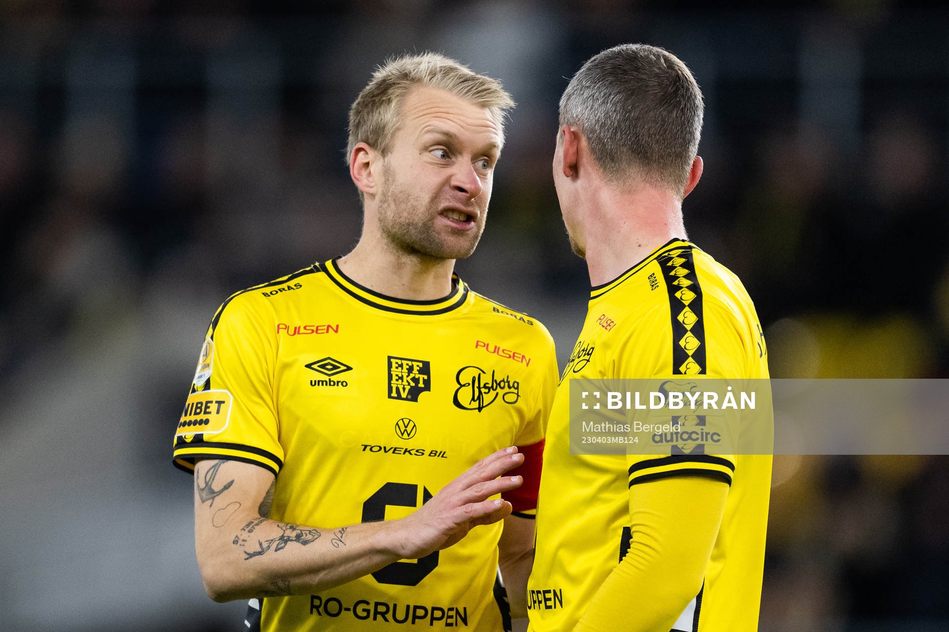 Elfsborgs Johan Larsson och Andre Ibsen Rømer