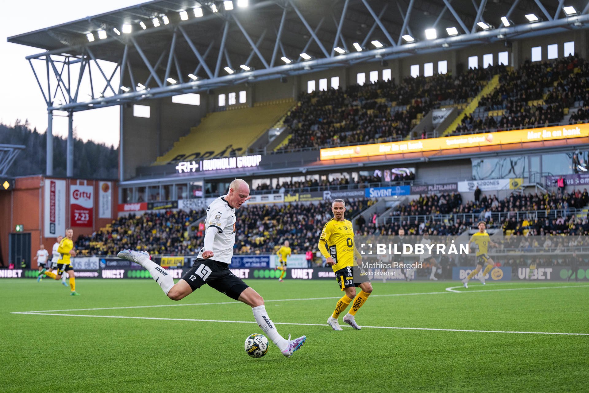 Häckens Valgeir Fridriksson och Elfsborgs Niklas Hult