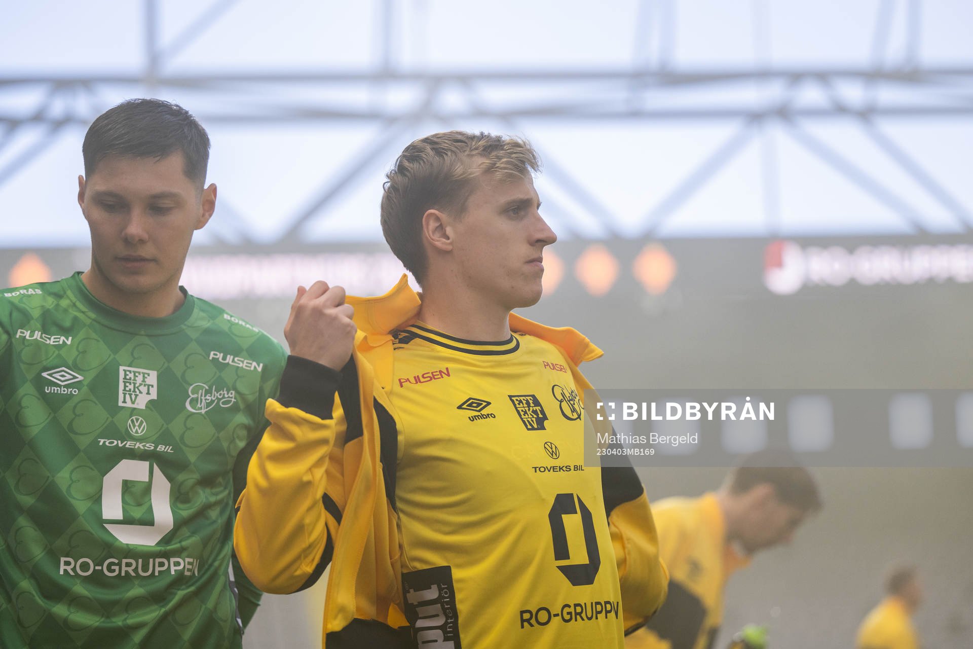 Elfsborgs målvakt Hakon Valdimarsson och Jeppe Møldrup