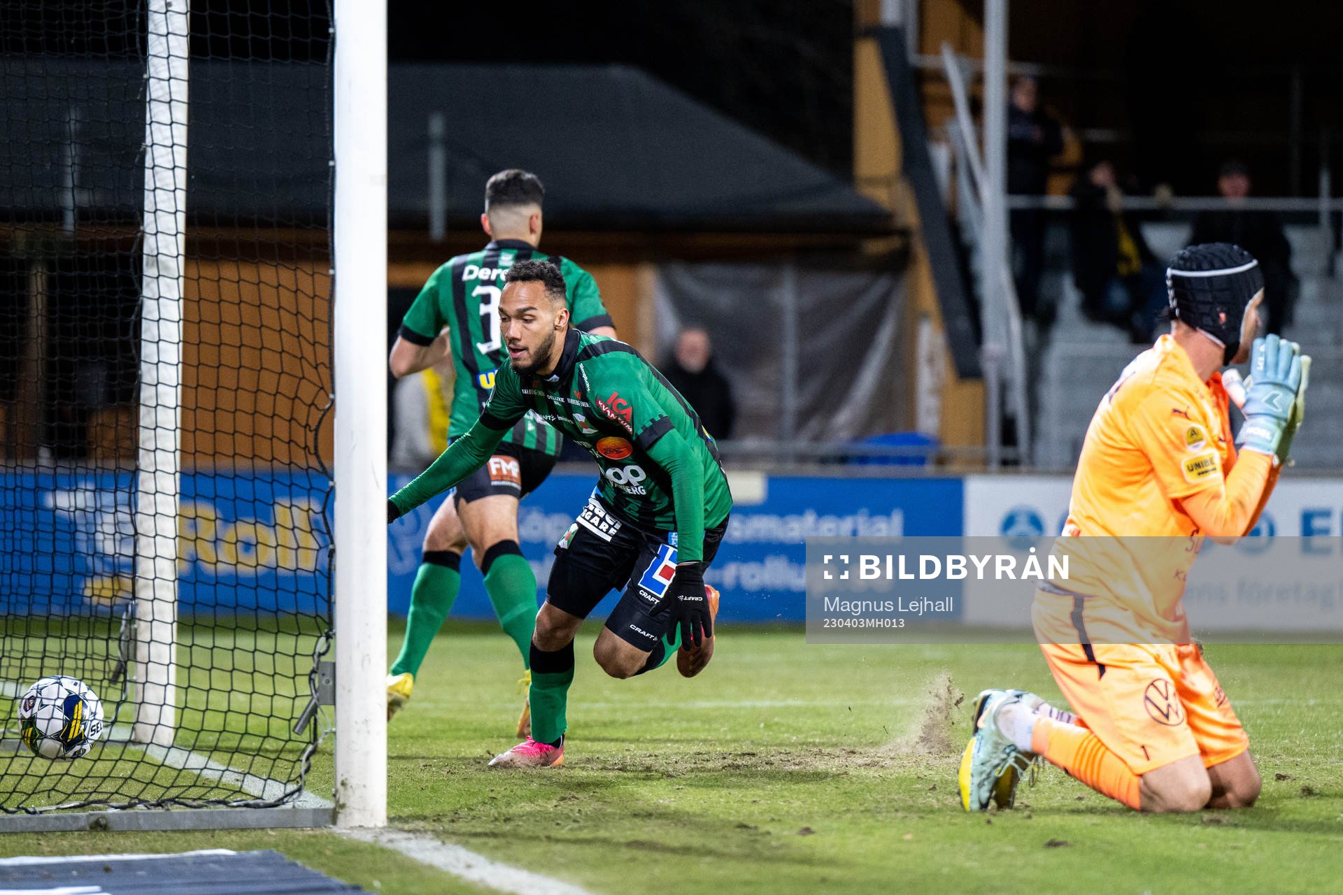 Varbergs Ömur Pektas jublar