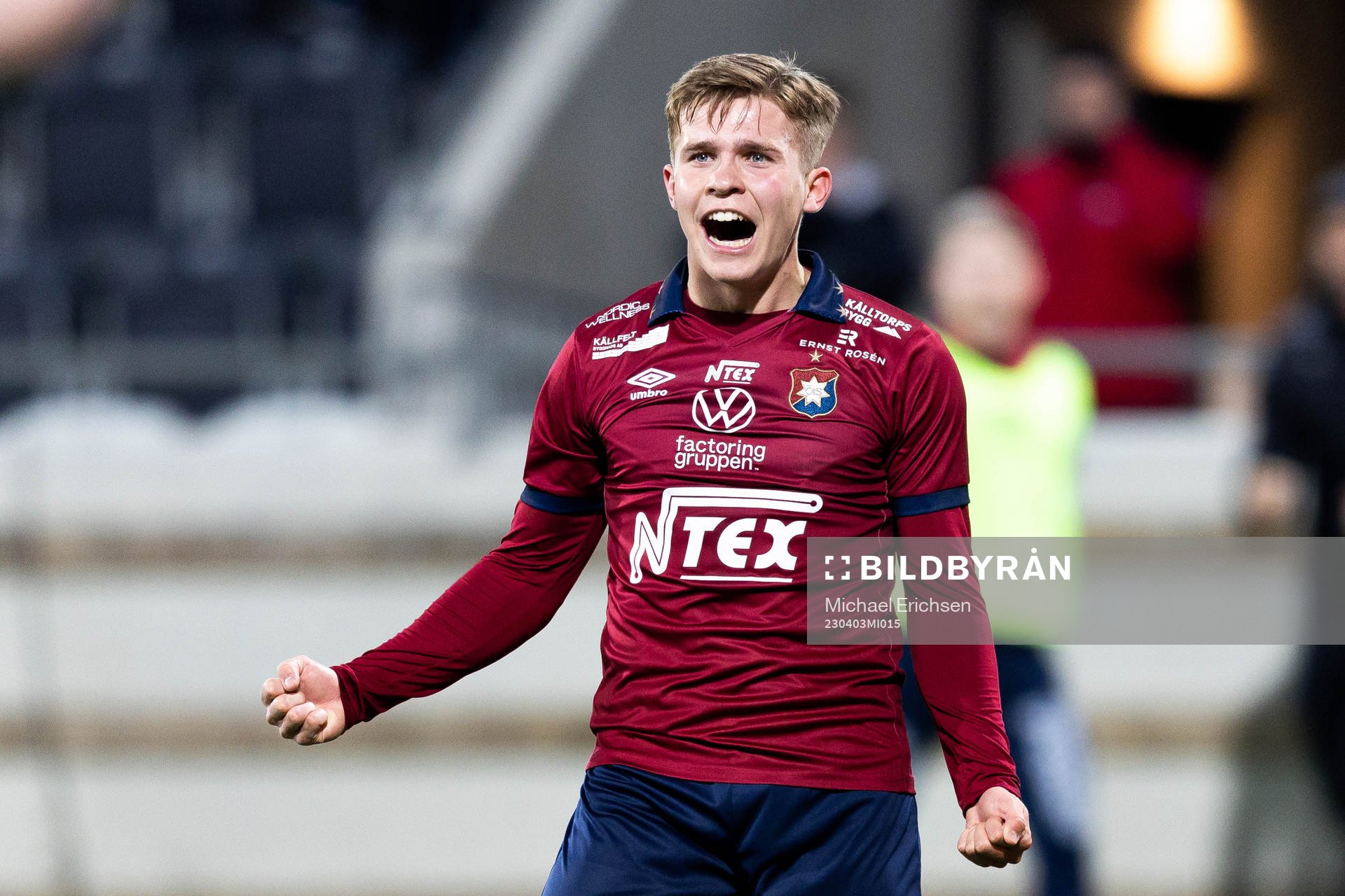 Örgrytes Isak Dahlqvist jublar