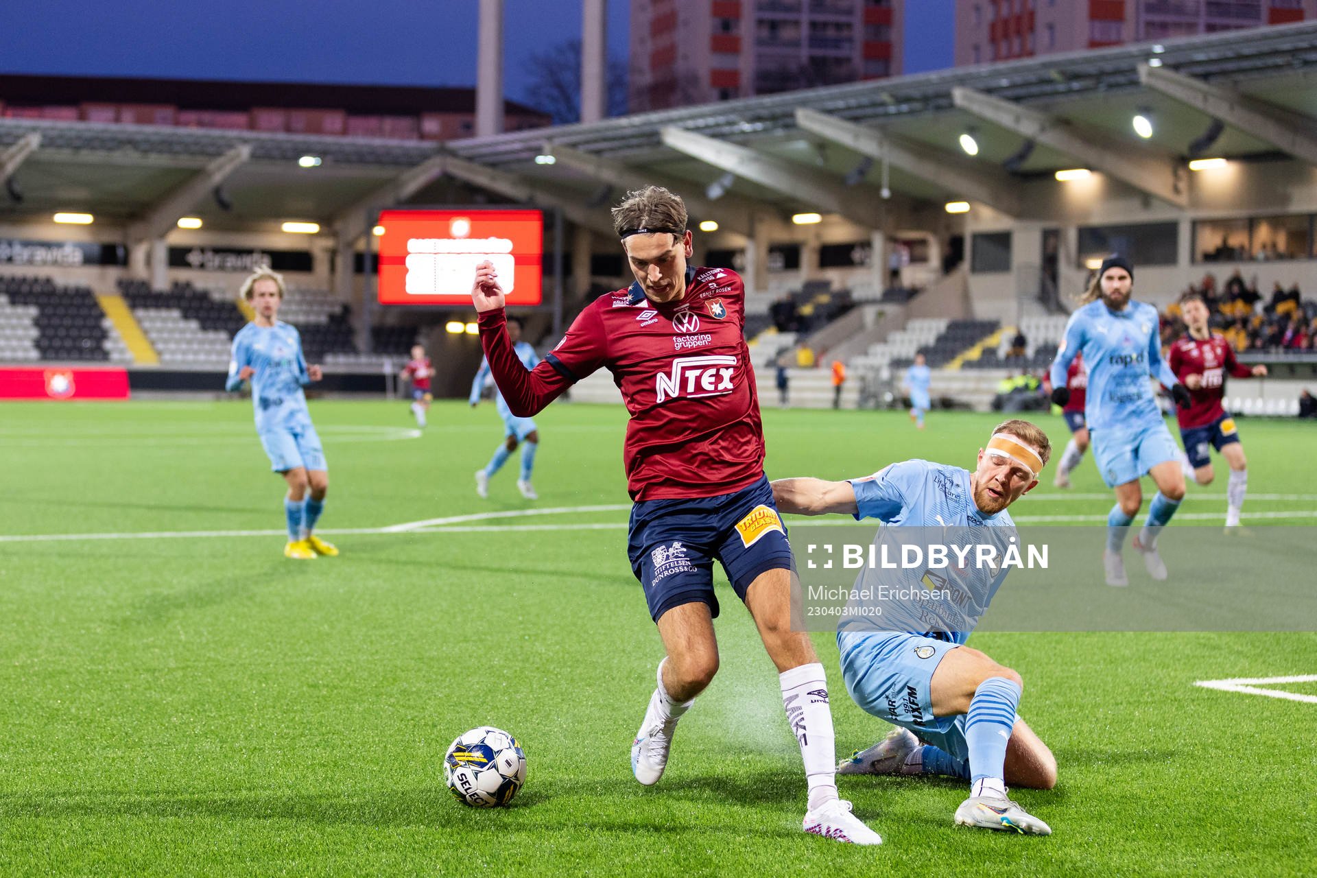 Örgrytes Noah Christoffersson och AFC Eskilstunas Jesper