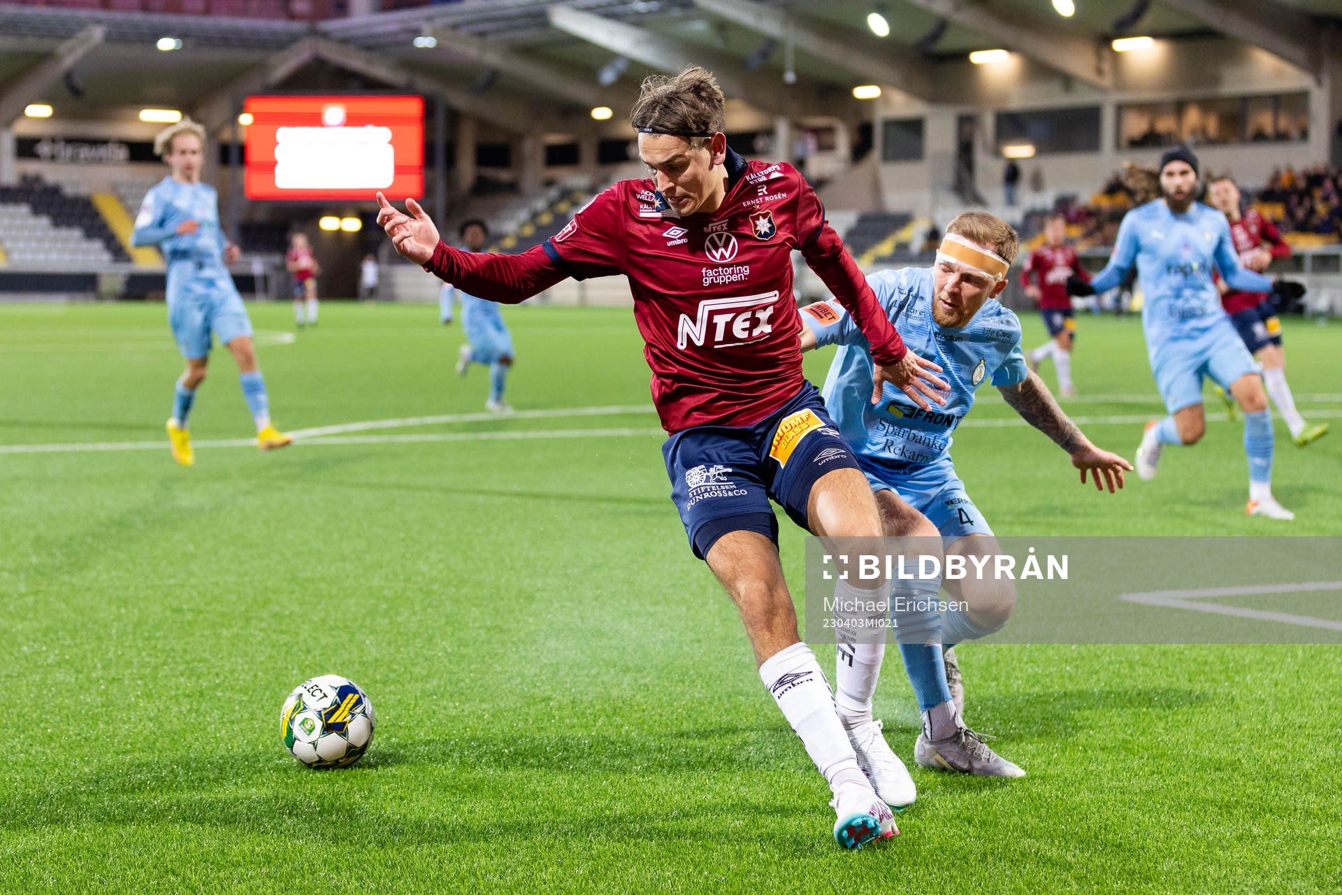 Örgrytes Noah Christoffersson och AFC Eskilstunas Jesper