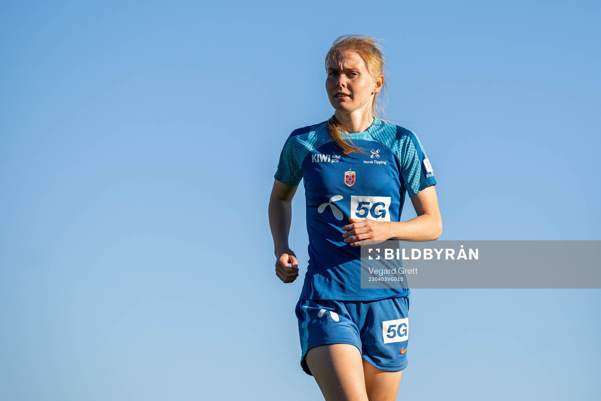 Malin Brenn of the Norwegian women's national football team