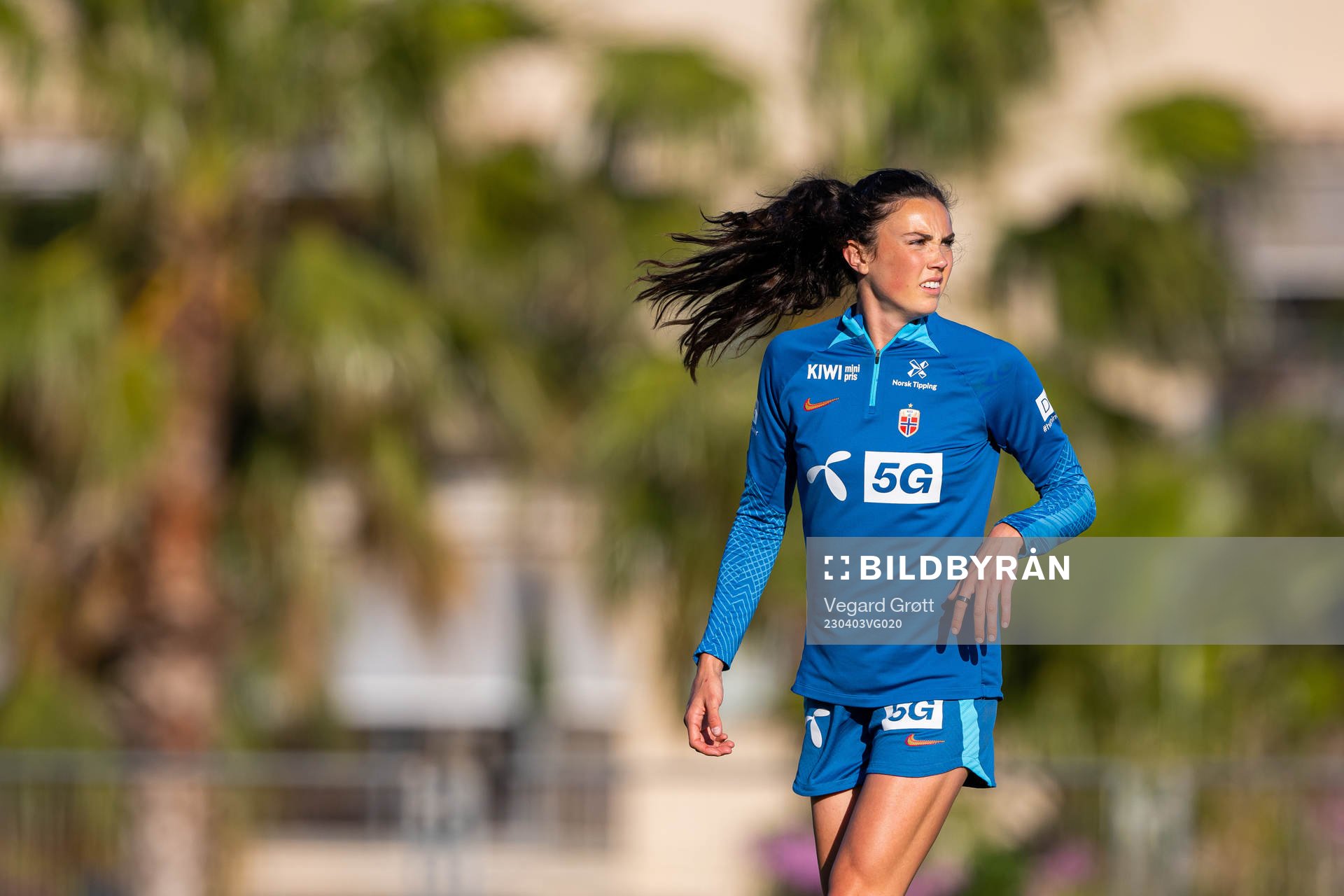 Ingrid Syrstad Engen of the Norwegian women's national