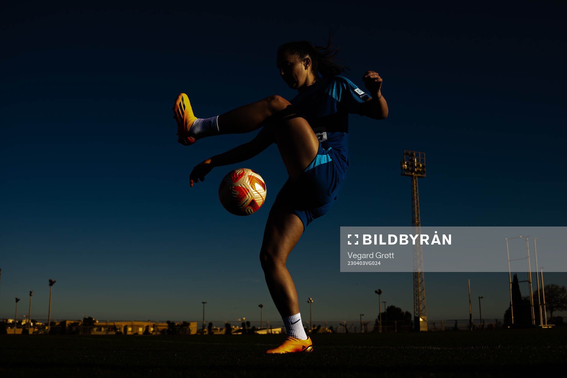 Vilde Bøe Risa of the Norwegian women's national football