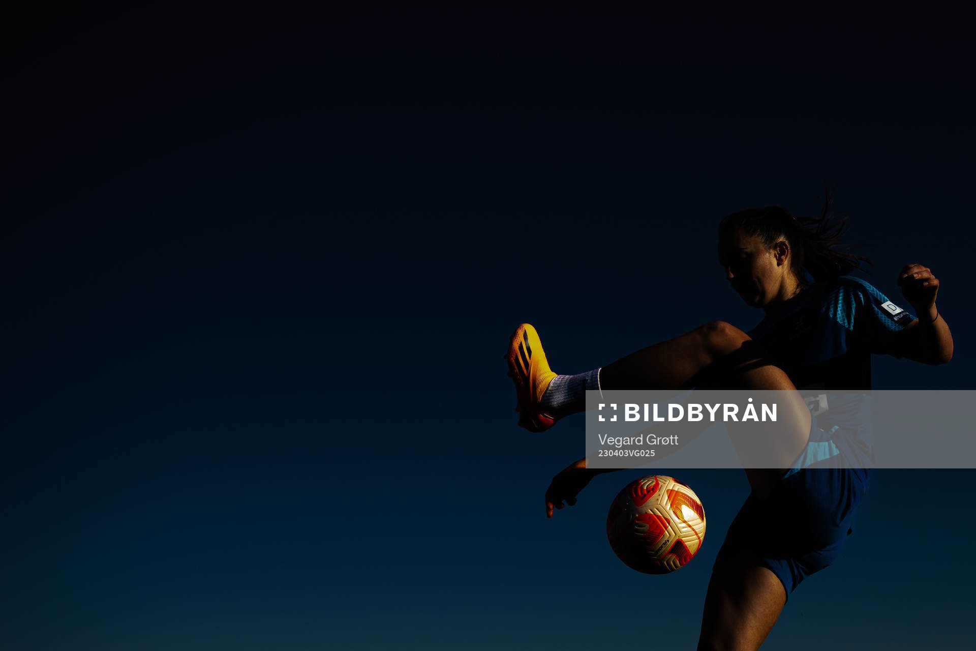Vilde Bøe Risa of the Norwegian women's national football