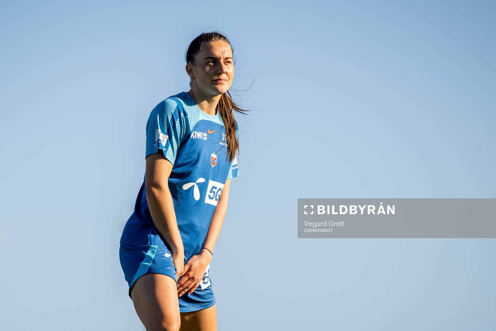 Vilde Bøe Risa of the Norwegian women's national football