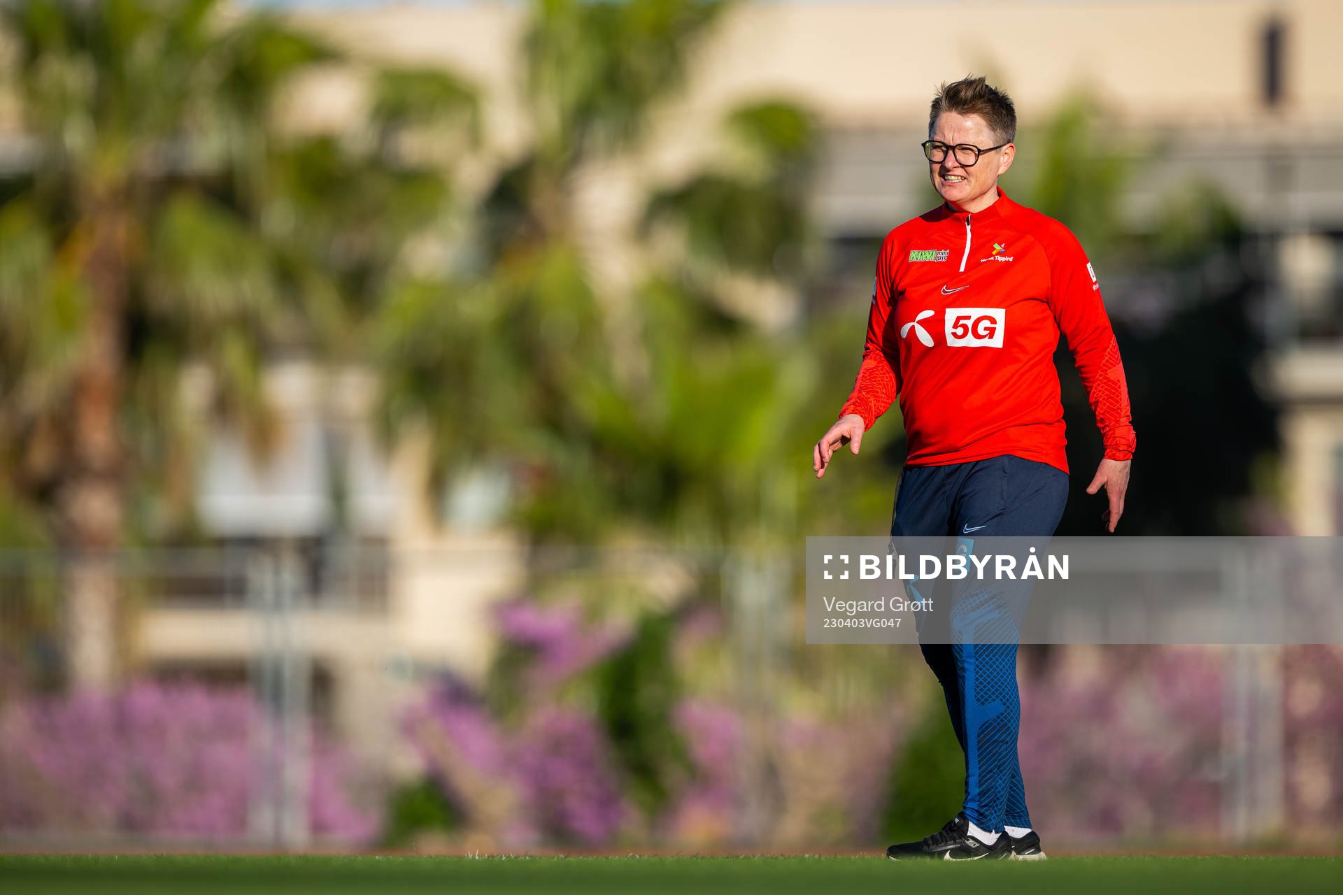 Monica Knudsen, assistant coach of the Norwegian women's