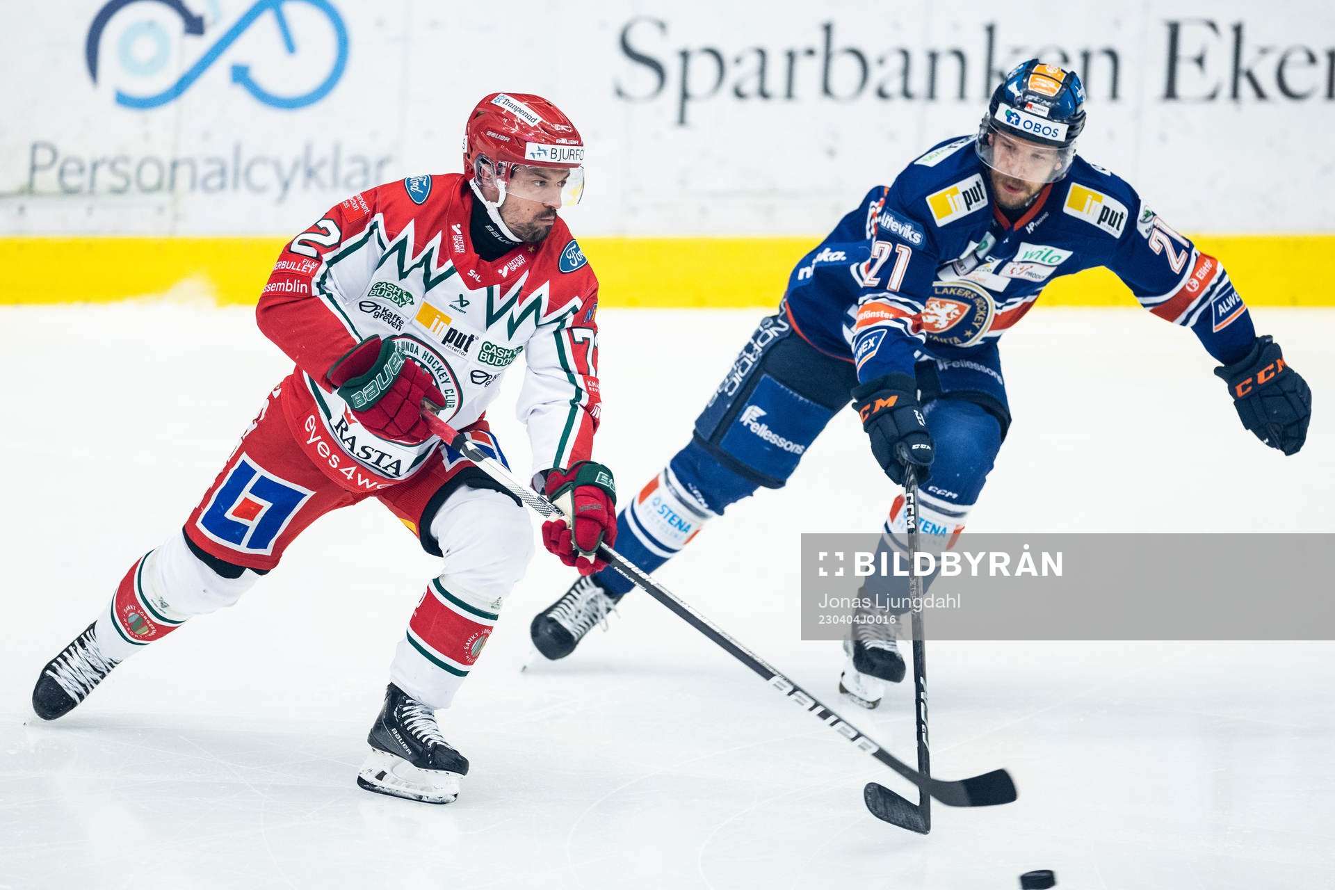 Frölundas Patrik Carlsson och Växjös Brian Cooper