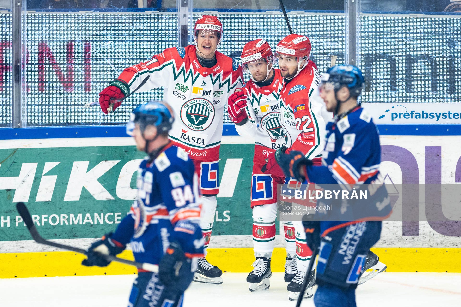 Frölundas Ryan Lasch jublar