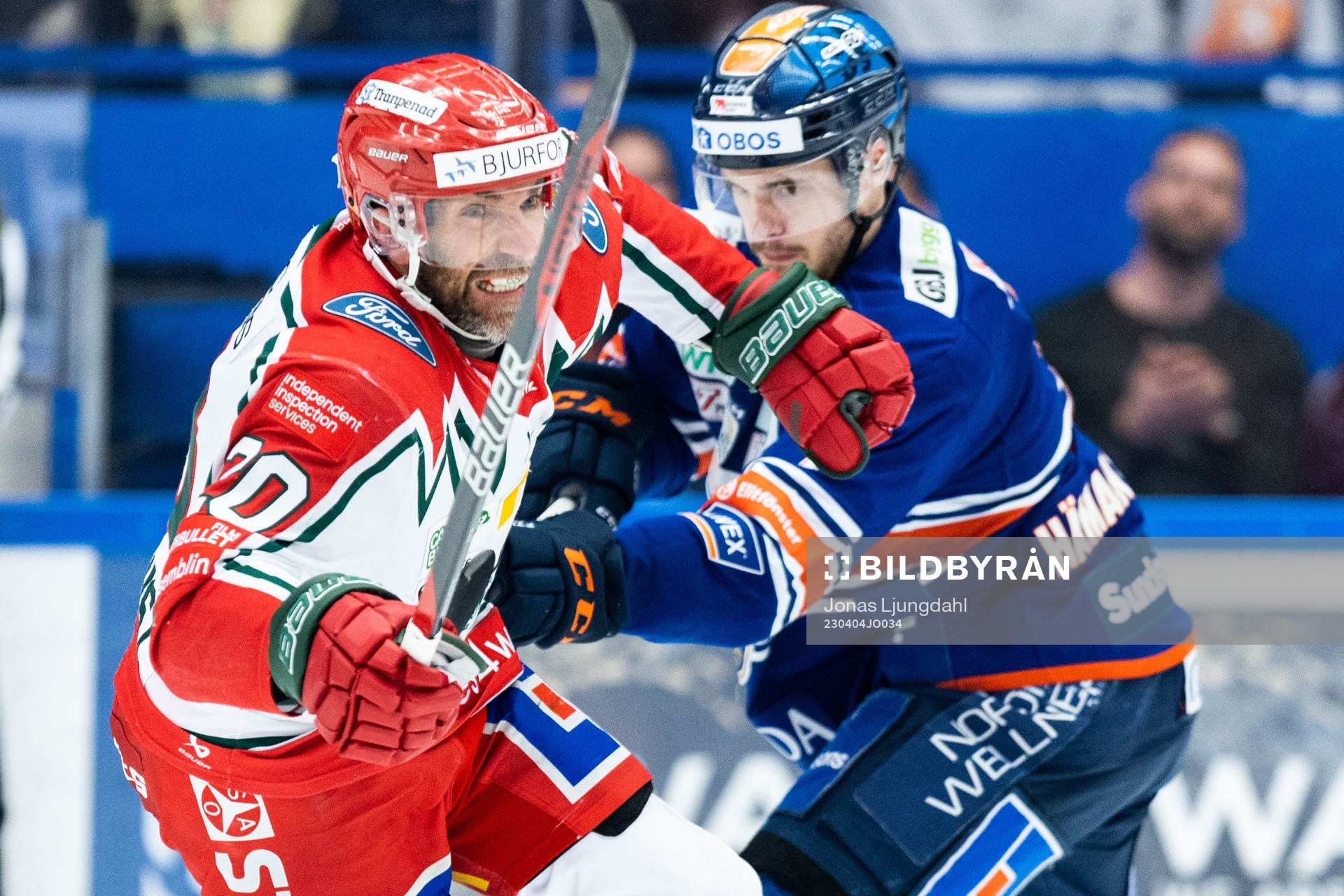 Frölundas Joel Lundqvist och Växjös Hardy Häman Aktell