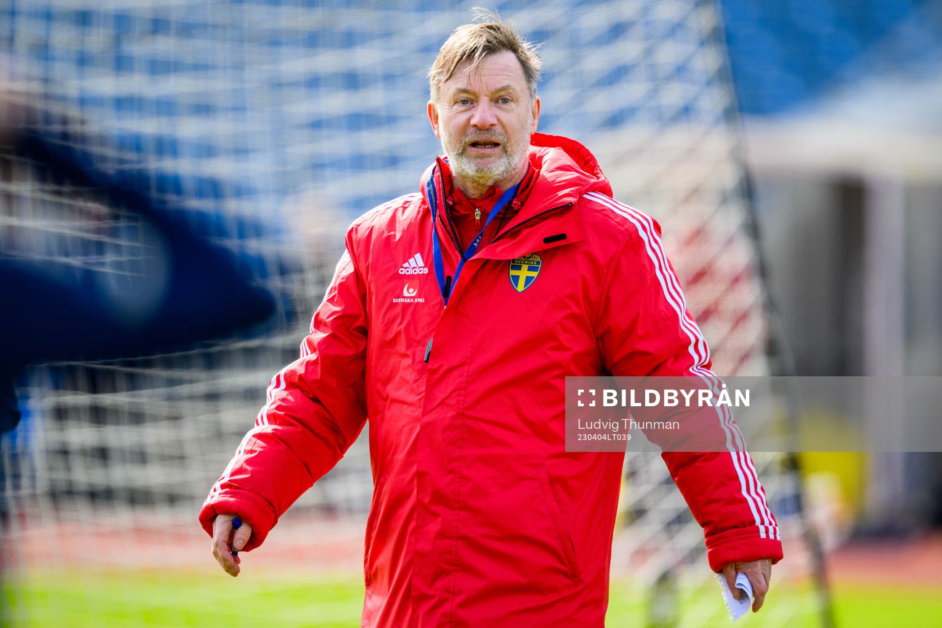 Head coach Peter Gerhardsson