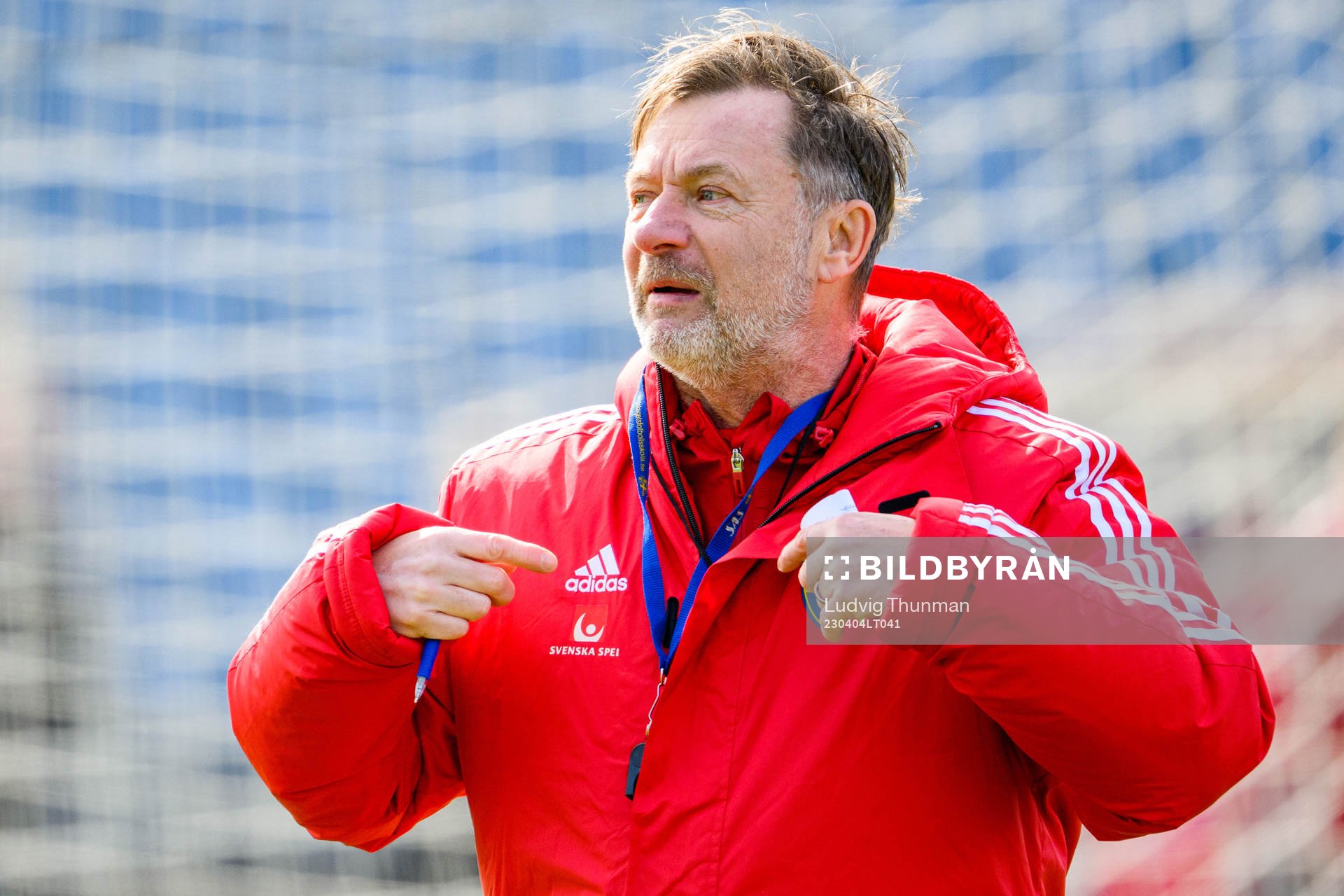 Head coach Peter Gerhardsson