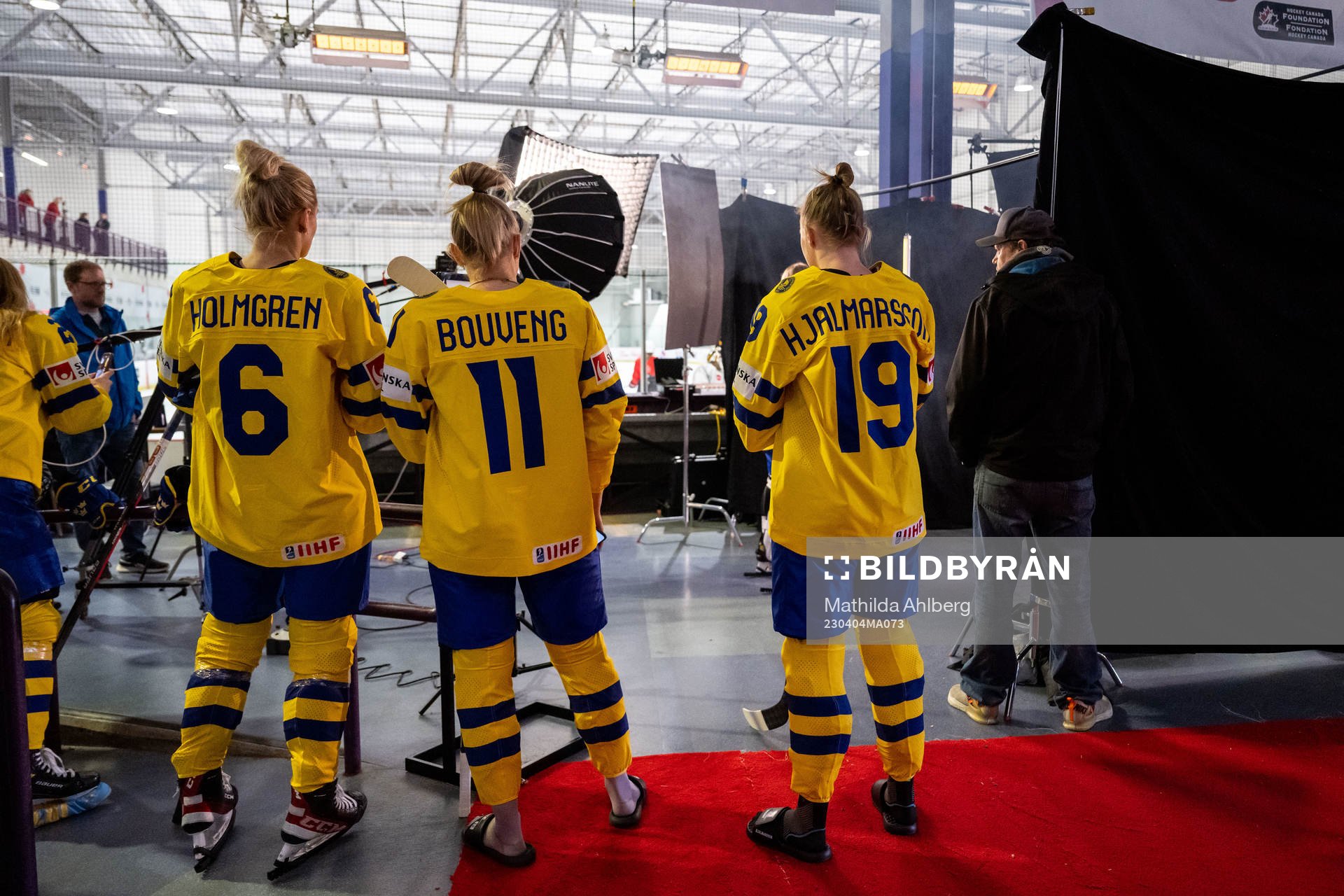 Josefine Holmgren, Josefin Bouveng and Sara Hjalmarsson of