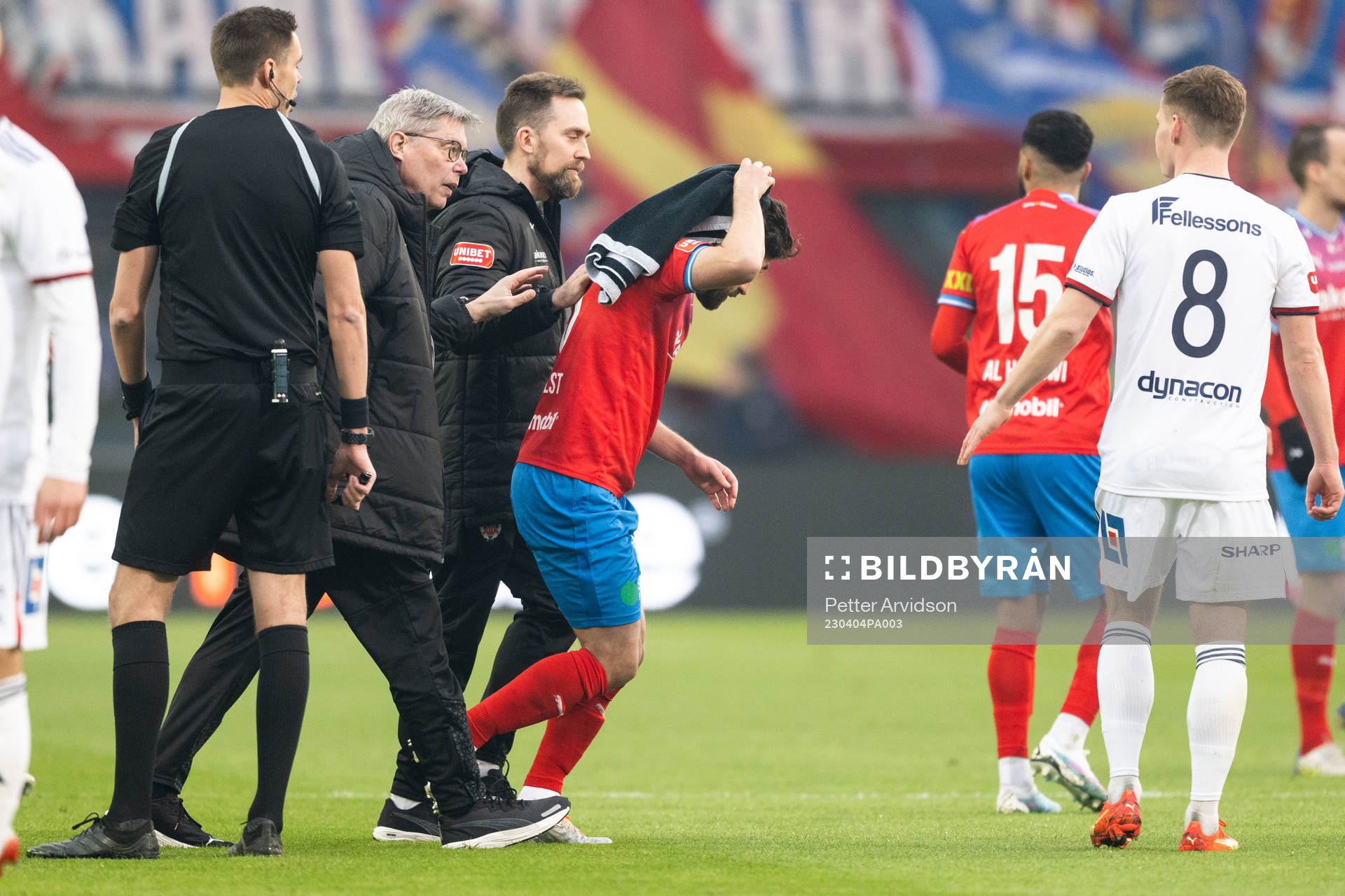 Helsingborgs Frederik Holst har ont