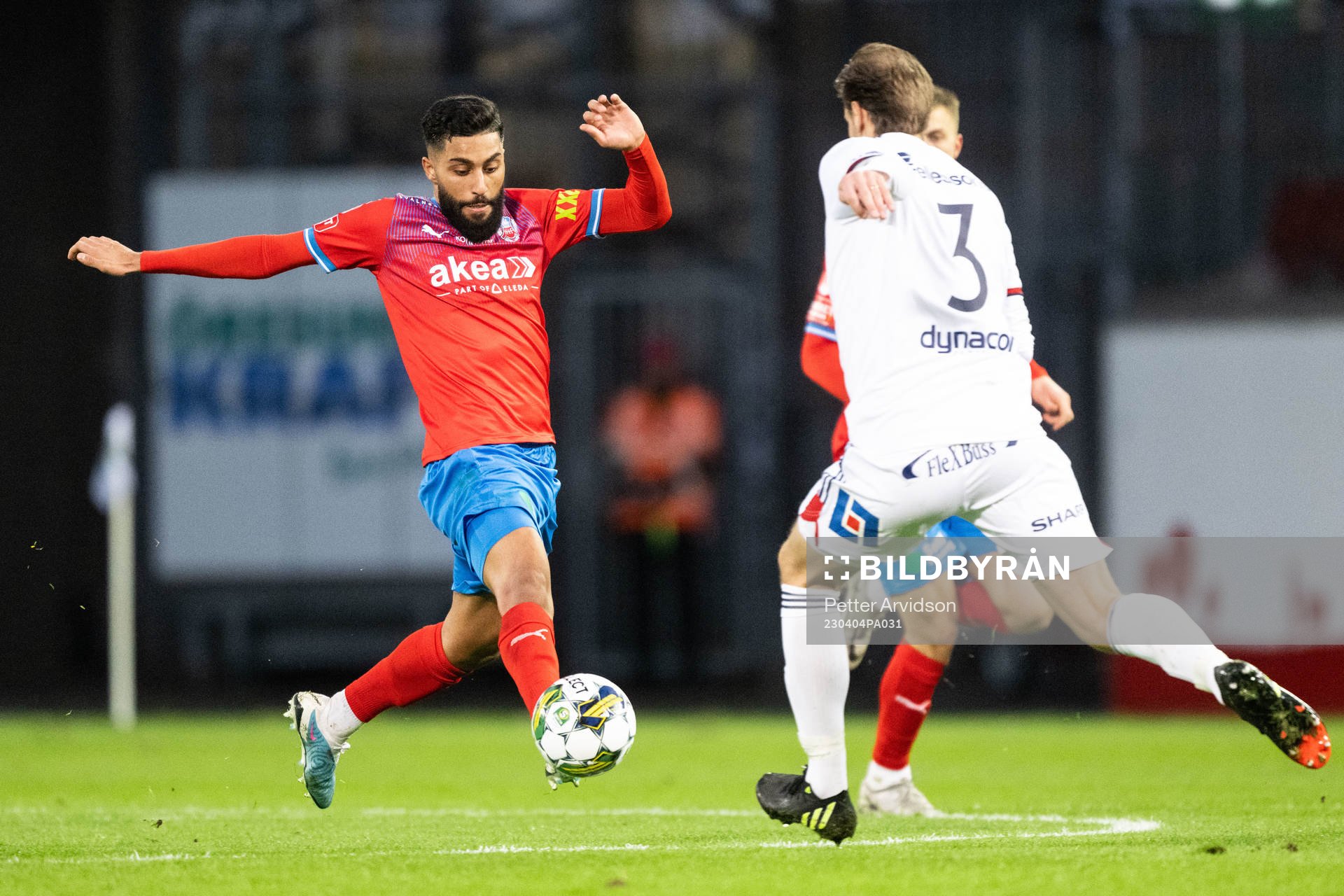 Helsingborgs Amin Al-Hamawi och Östers Månz Berg