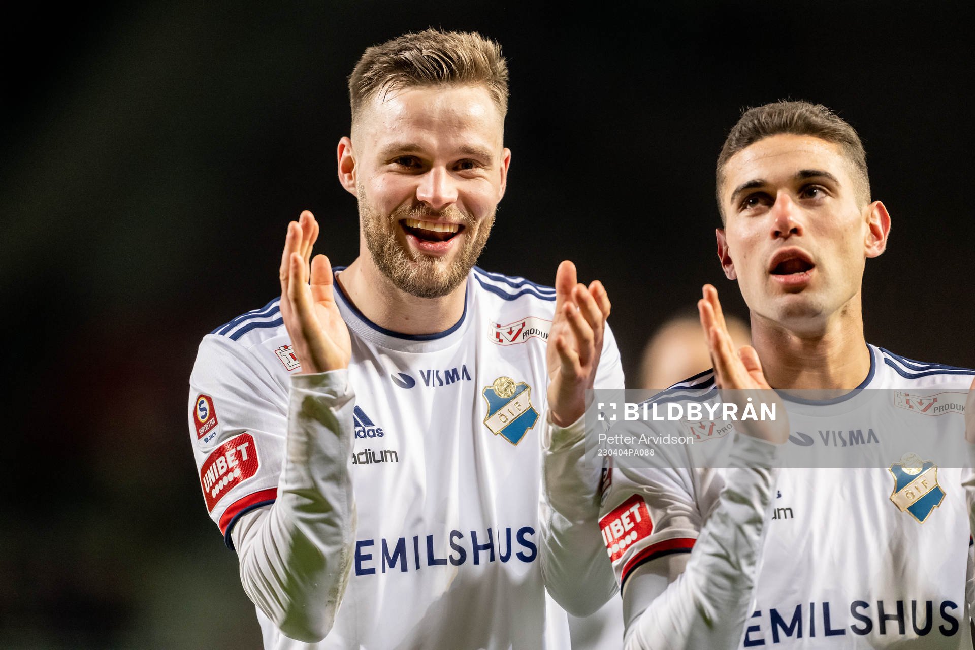 Östers Niklas Söderberg och Ahmed Bonnah
