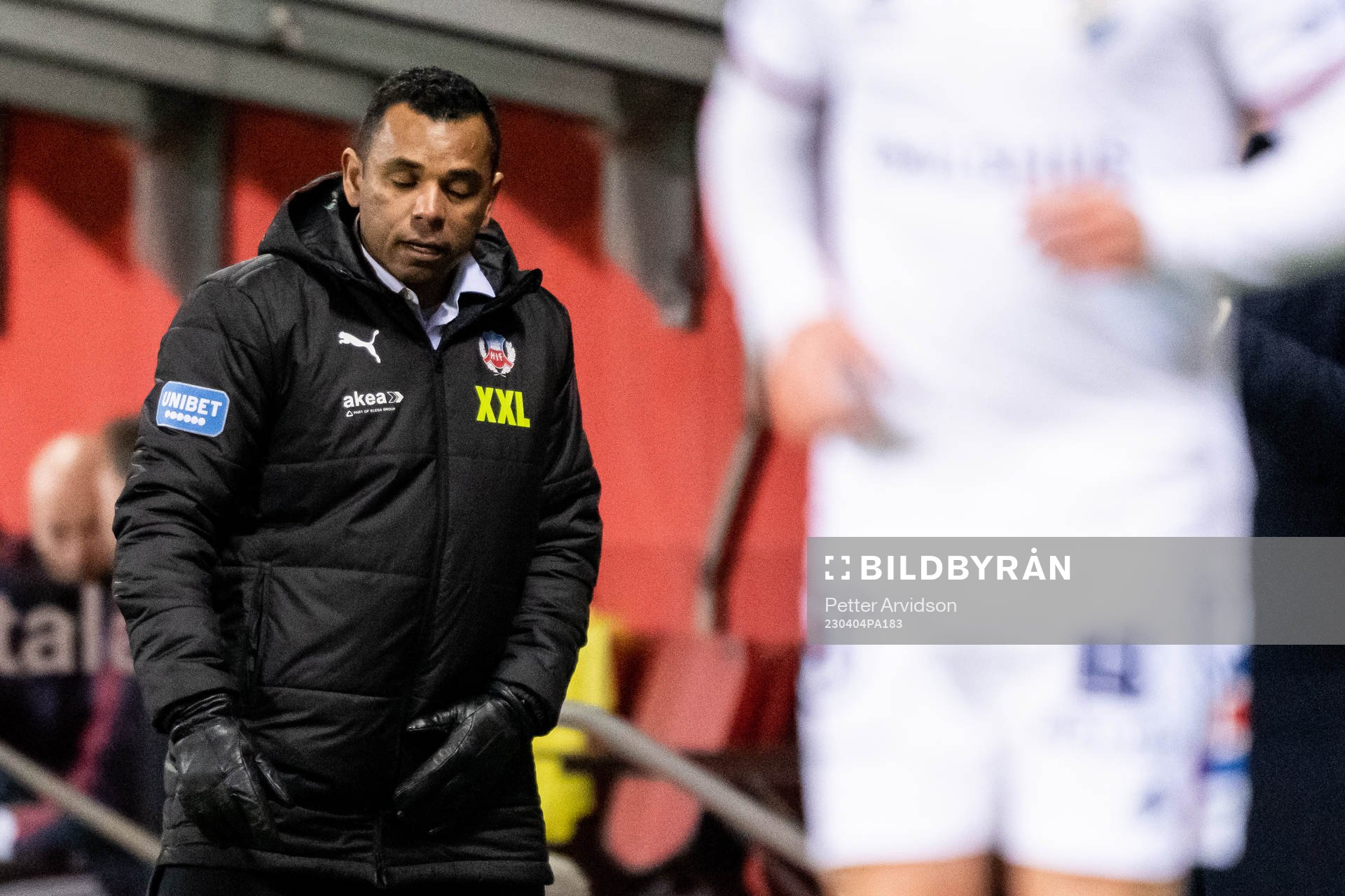 Helsingborgs tränare Alvaro Santos deppar