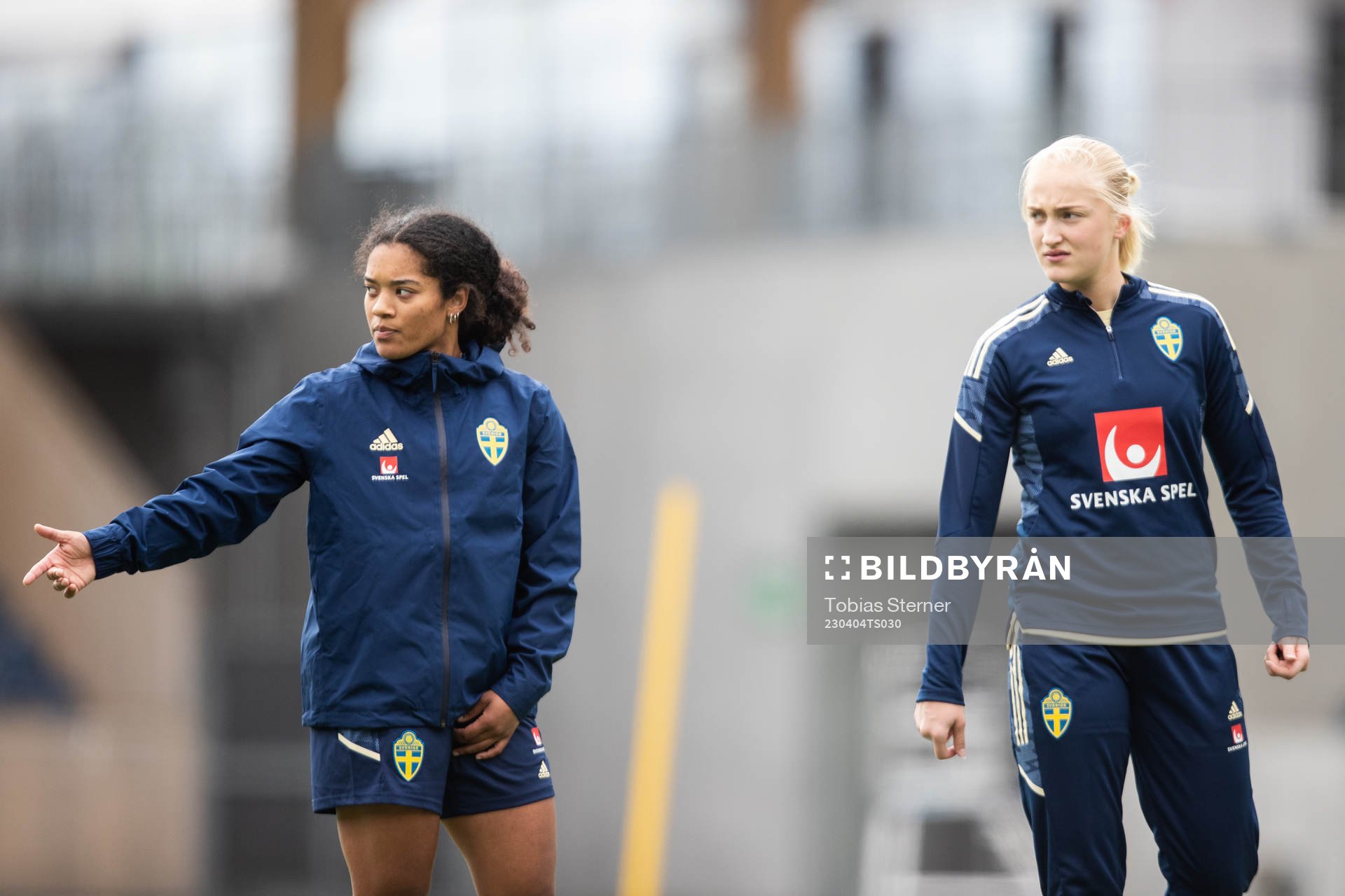 Evelina Duljan och Wilma Leidhammar