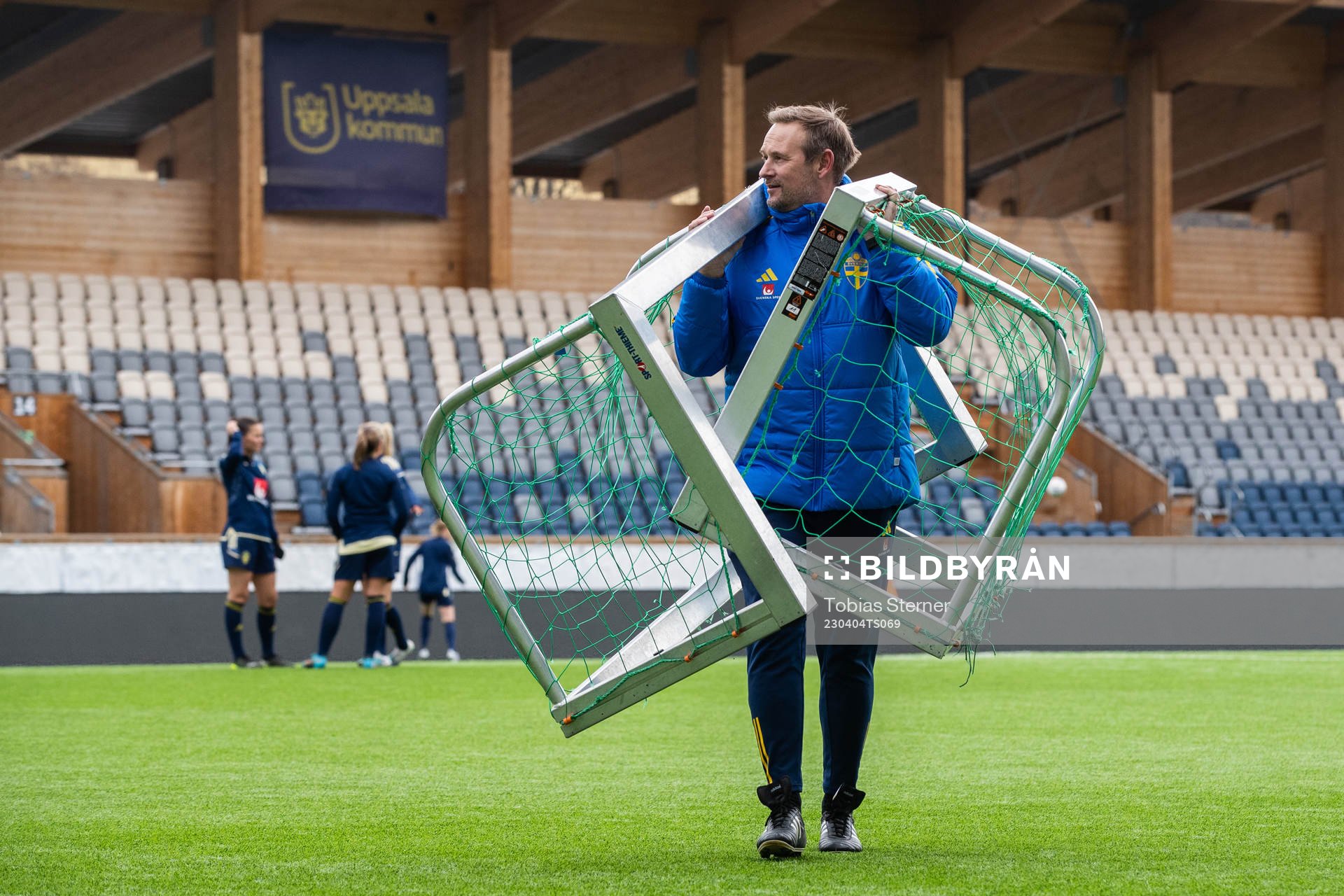 Sveriges tränare Martin Qvarmans Möller