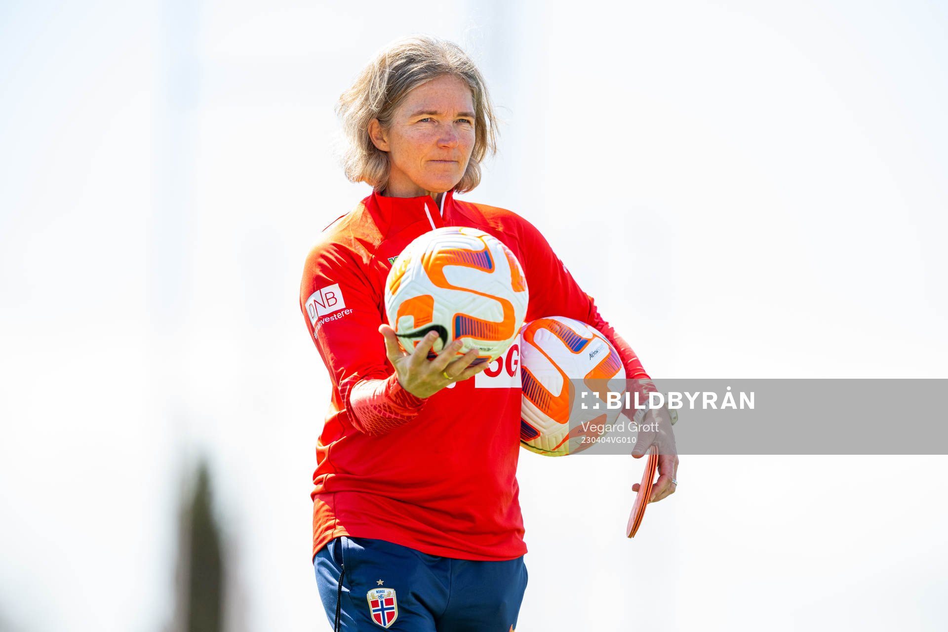 Hege Riise, head coach of the Norwegian women's national
