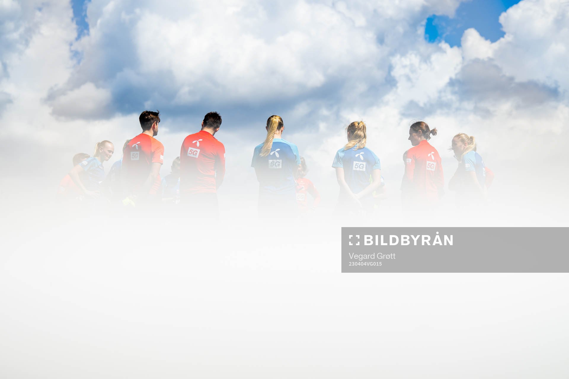 Players and staff of the Norwegian women's national