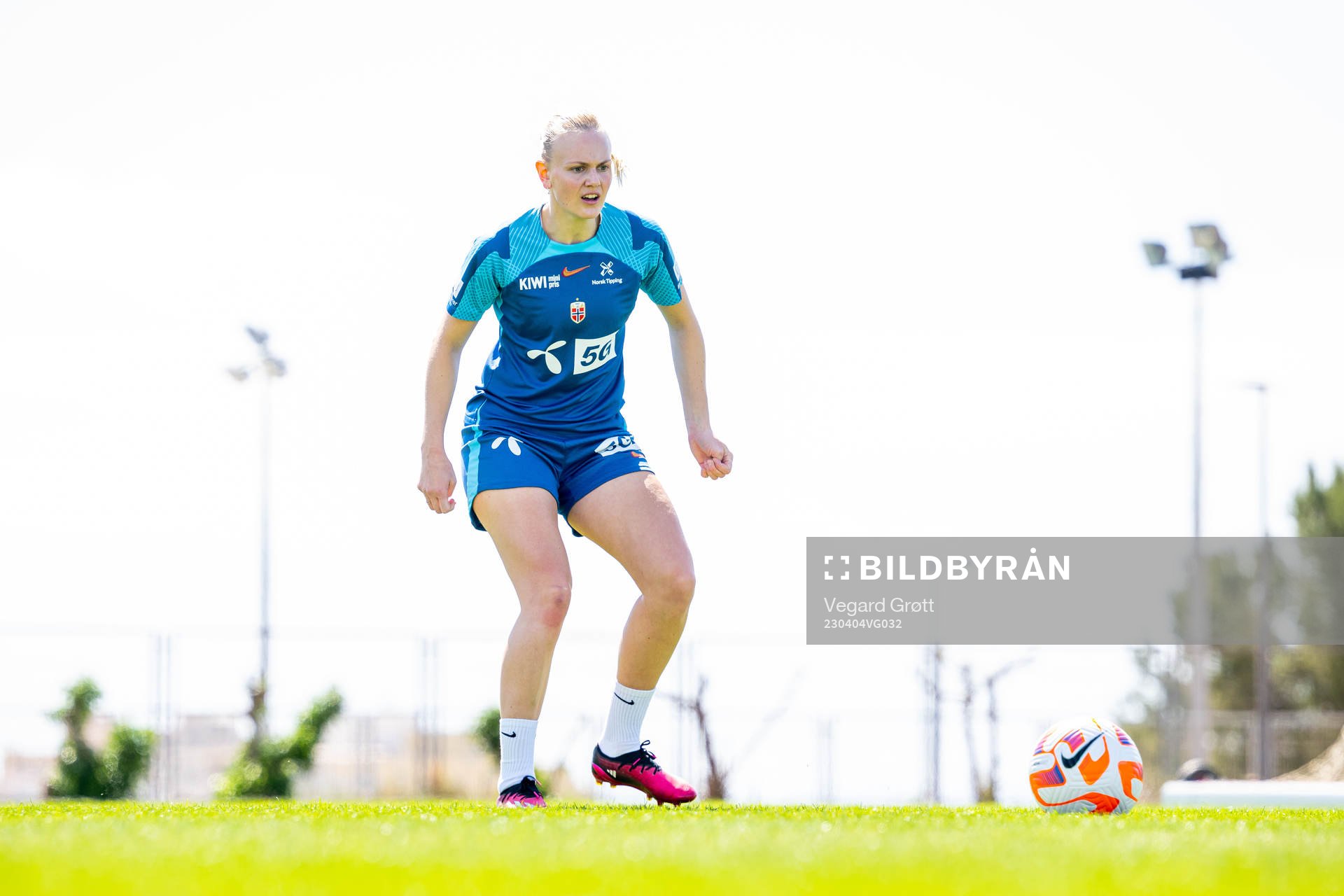 Karina Sævik of the Norwegian women's national football