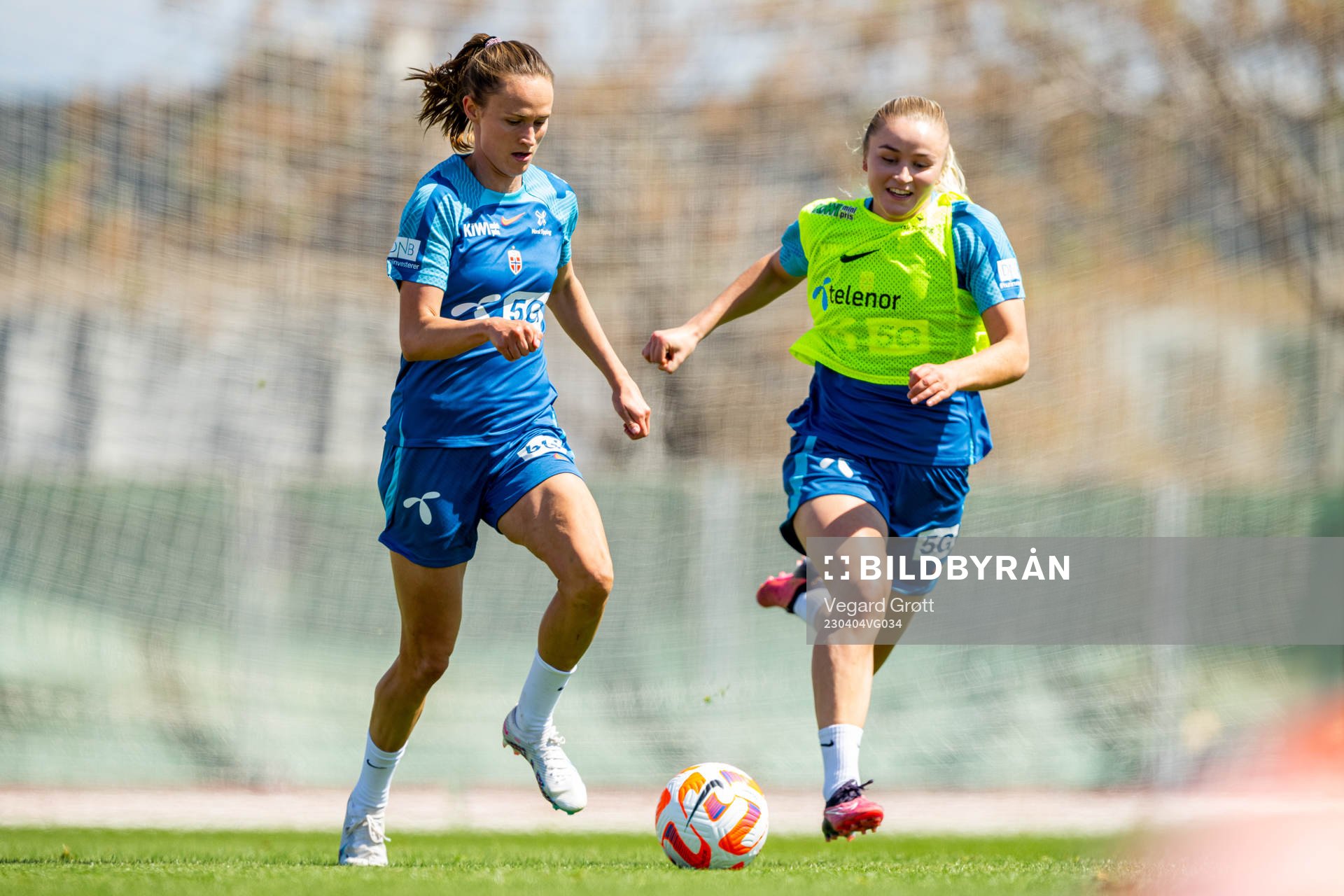 Caroline Graham Hansen and Anna Langås Jøsendal of the