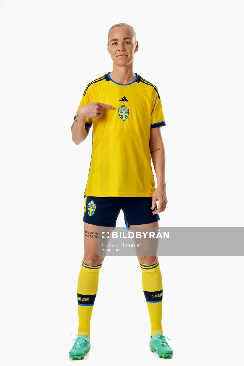 Caroline Seger of the Swedish women's national football