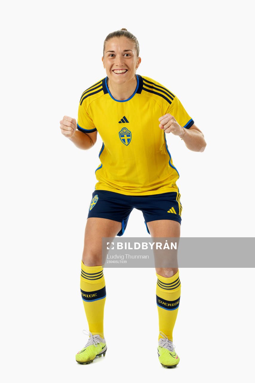 Filippa Angeldahl of the Swedish women's national football