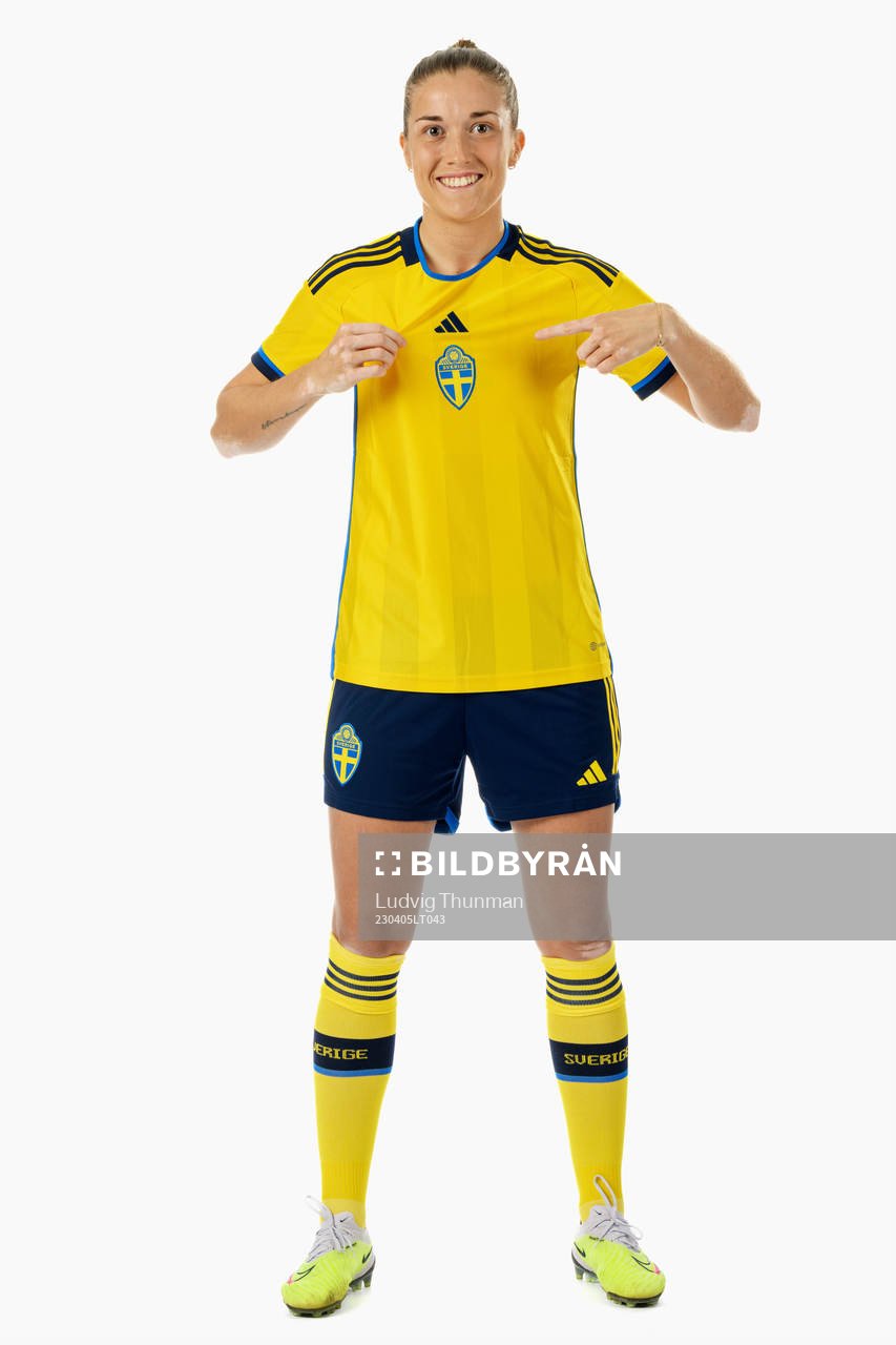Filippa Angeldahl of the Swedish women's national football