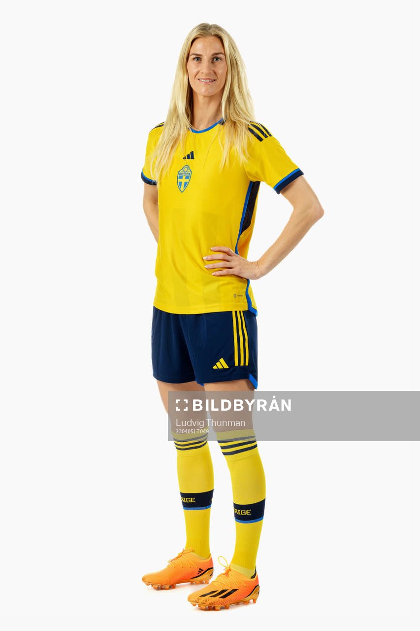 Sofia Jakobsson of the Swedish women's national football