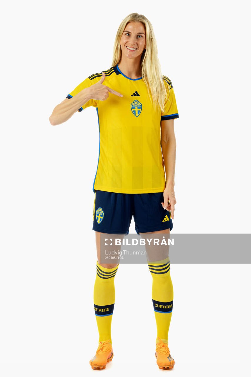 Sofia Jakobsson of the Swedish women's national football