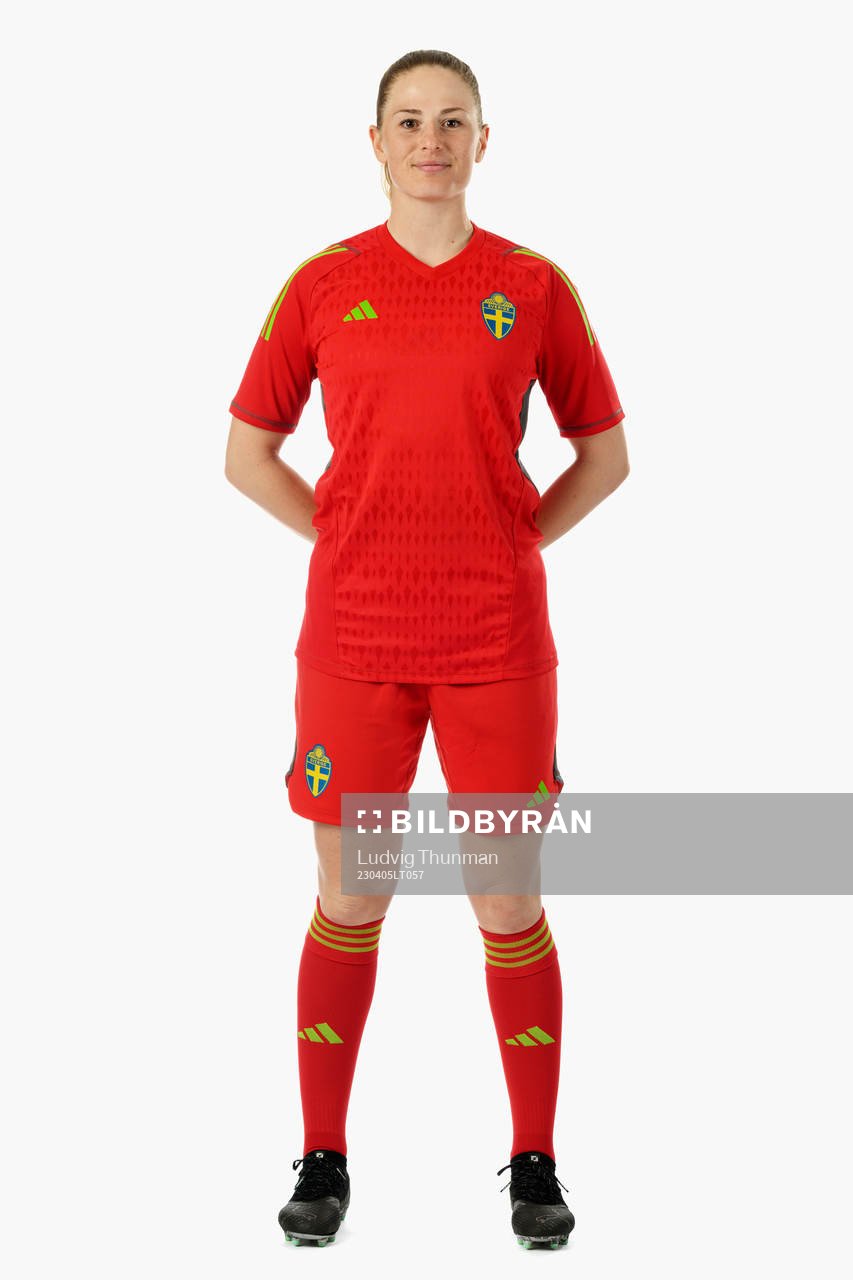 Goalkeeper Tove Enblom of the Swedish women's national