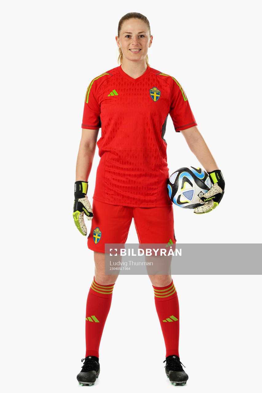 Goalkeeper Tove Enblom of the Swedish women's national