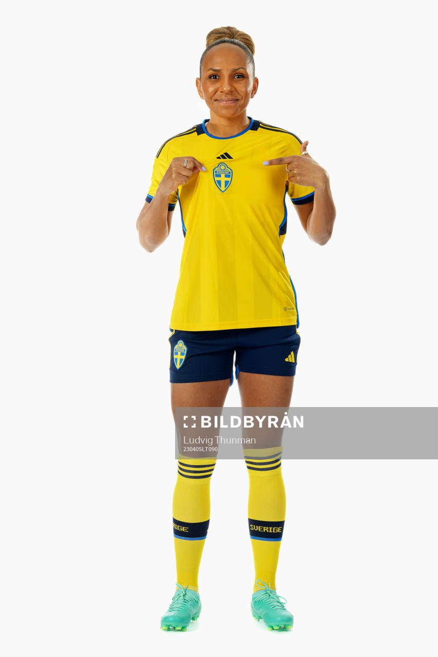 Madelen Janogy of the Swedish women's national football
