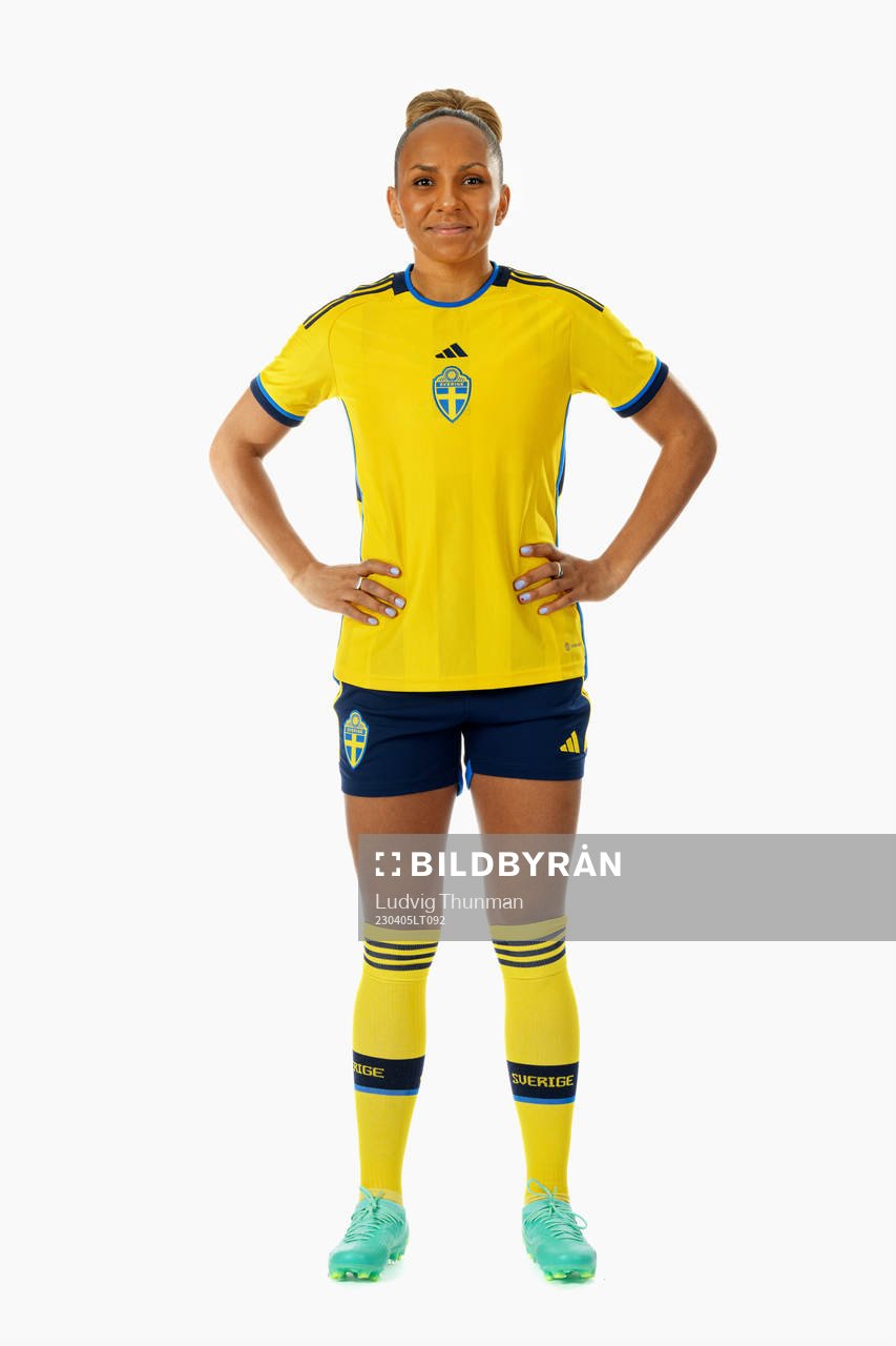 Madelen Janogy of the Swedish women's national football