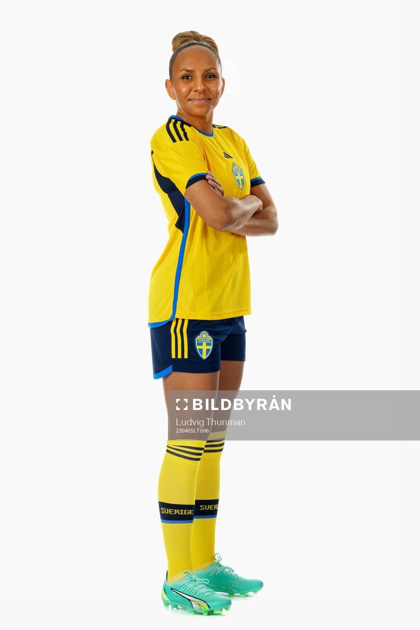 Madelen Janogy of the Swedish women's national football