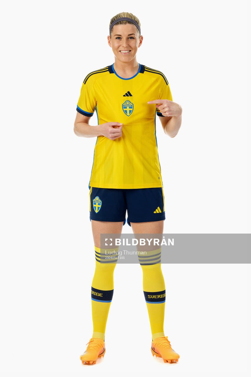 Olivia Schough of the Swedish women's national football