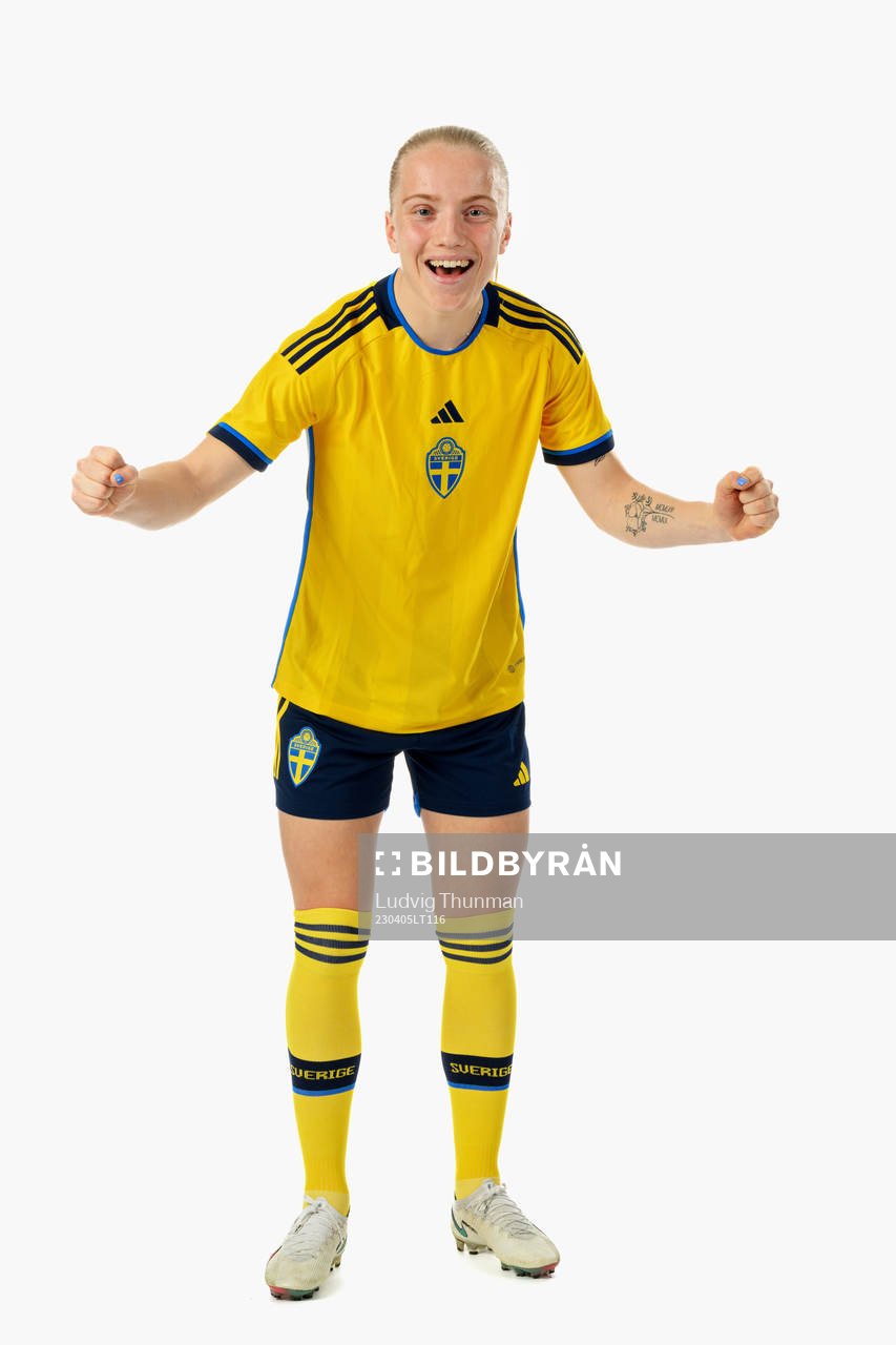 Anna Sandberg of the Swedish women's national football team
