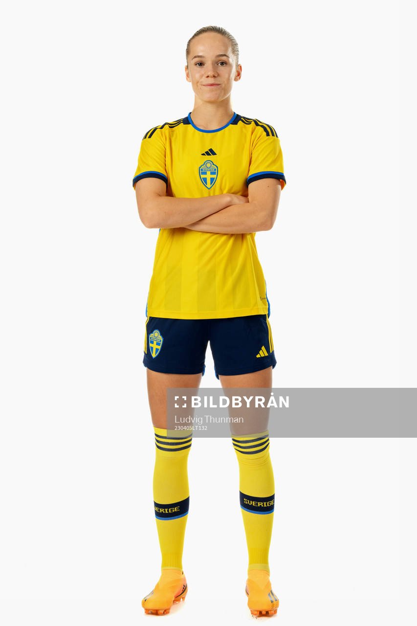 Hanna Lundkvist of the Swedish women's national football
