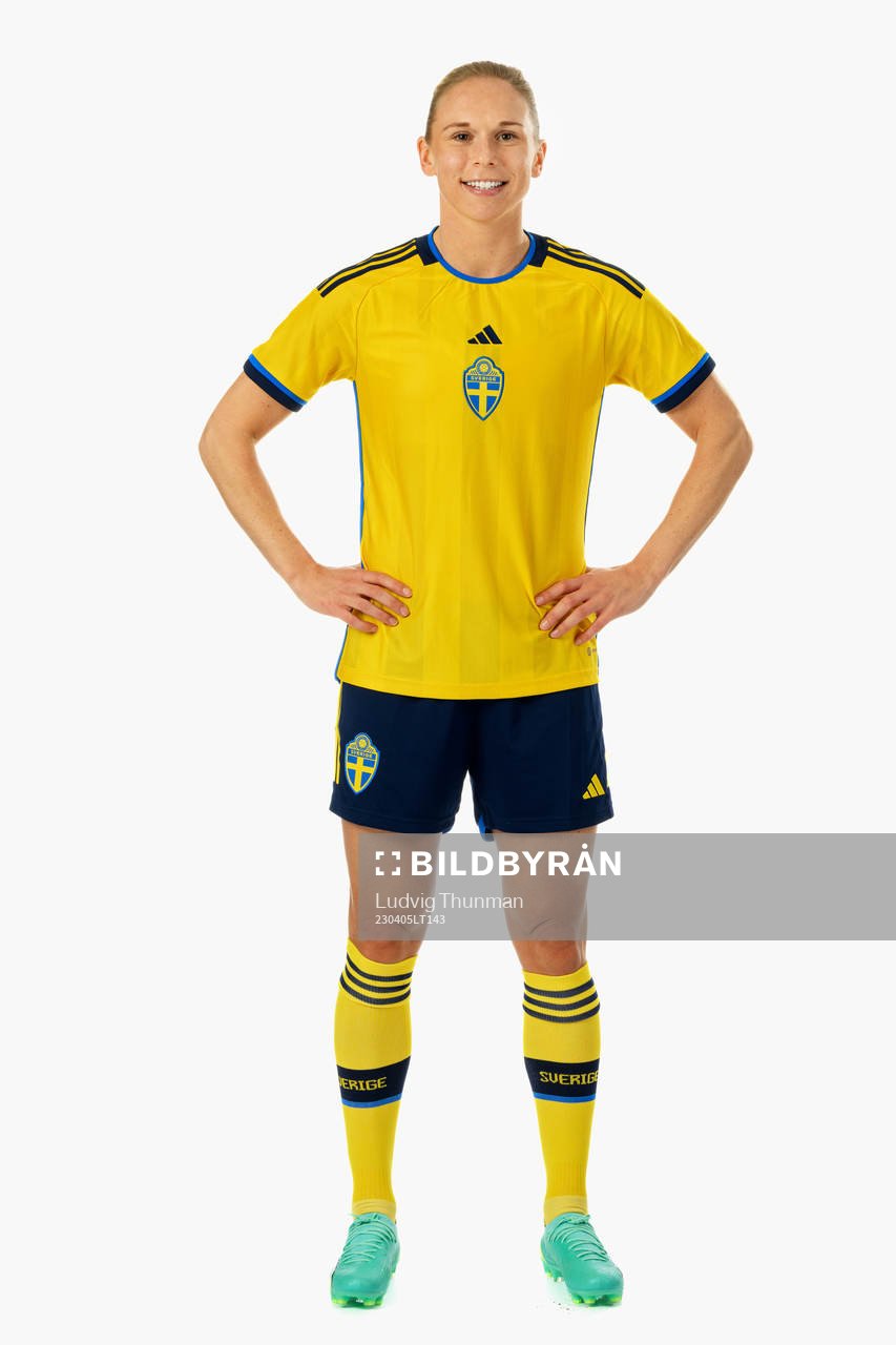 Jonna Andersson of the Swedish women's national football