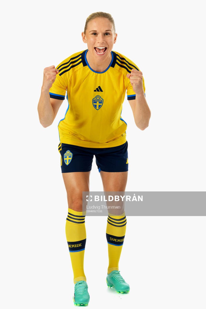 Jonna Andersson of the Swedish women's national football