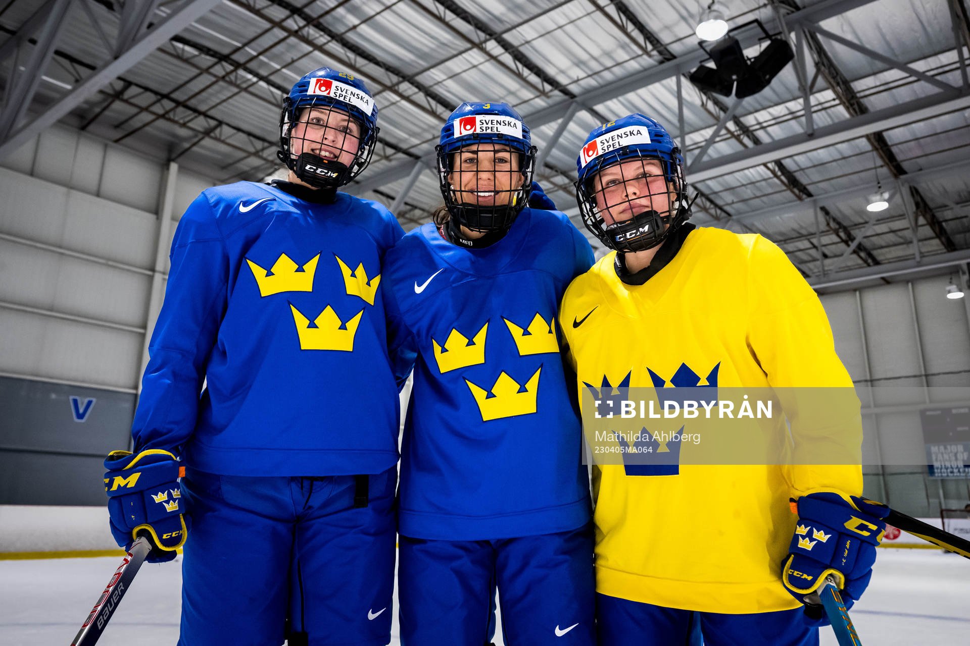 Olivia Carlsson, Anna Kjellbin and Maja Nylén-Persson of
