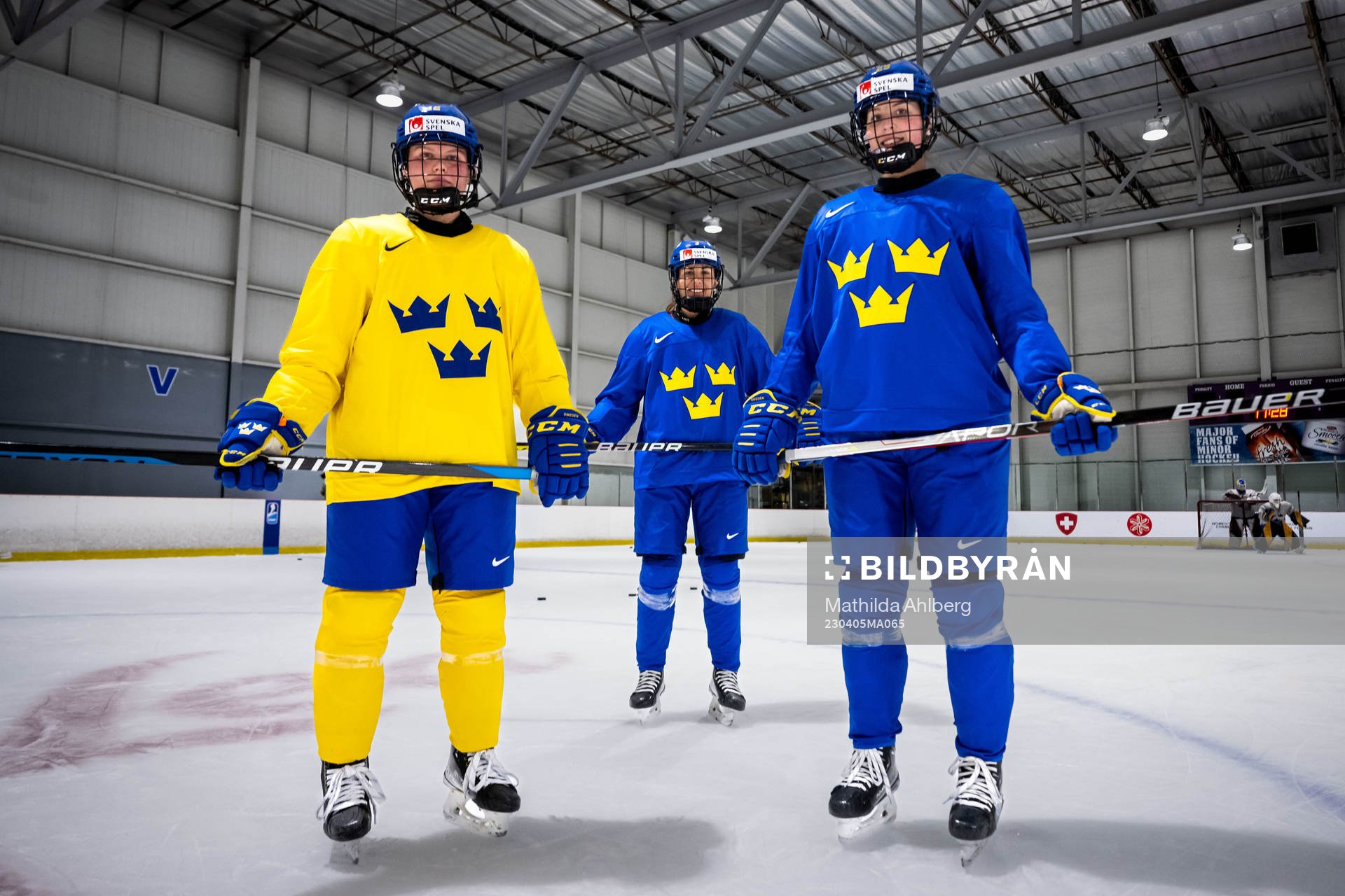 Olivia Carlsson, Anna Kjellbin and Maja Nylén-Persson of