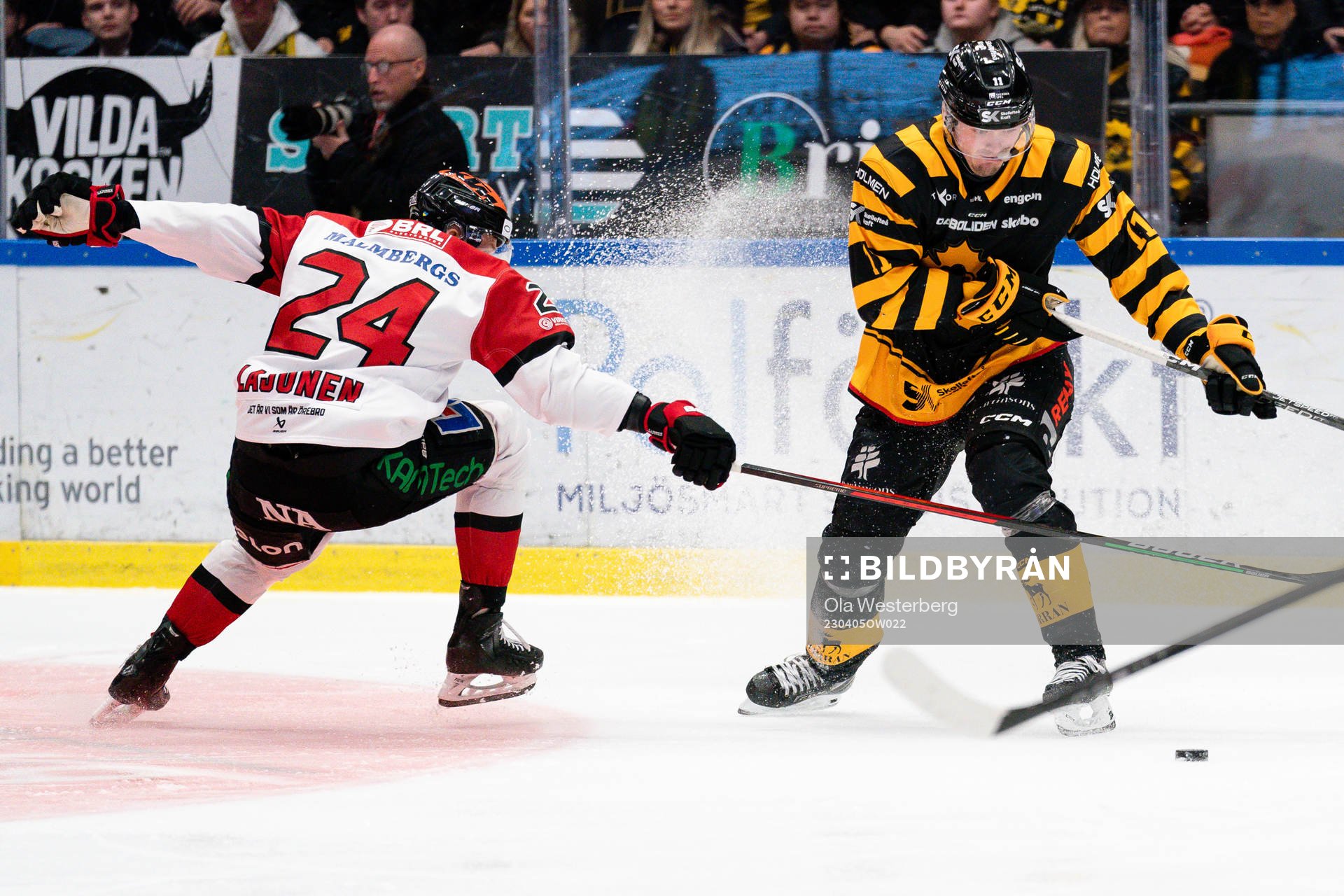 Örebros Jani Lajunen och Skellefteås Max Lindholm